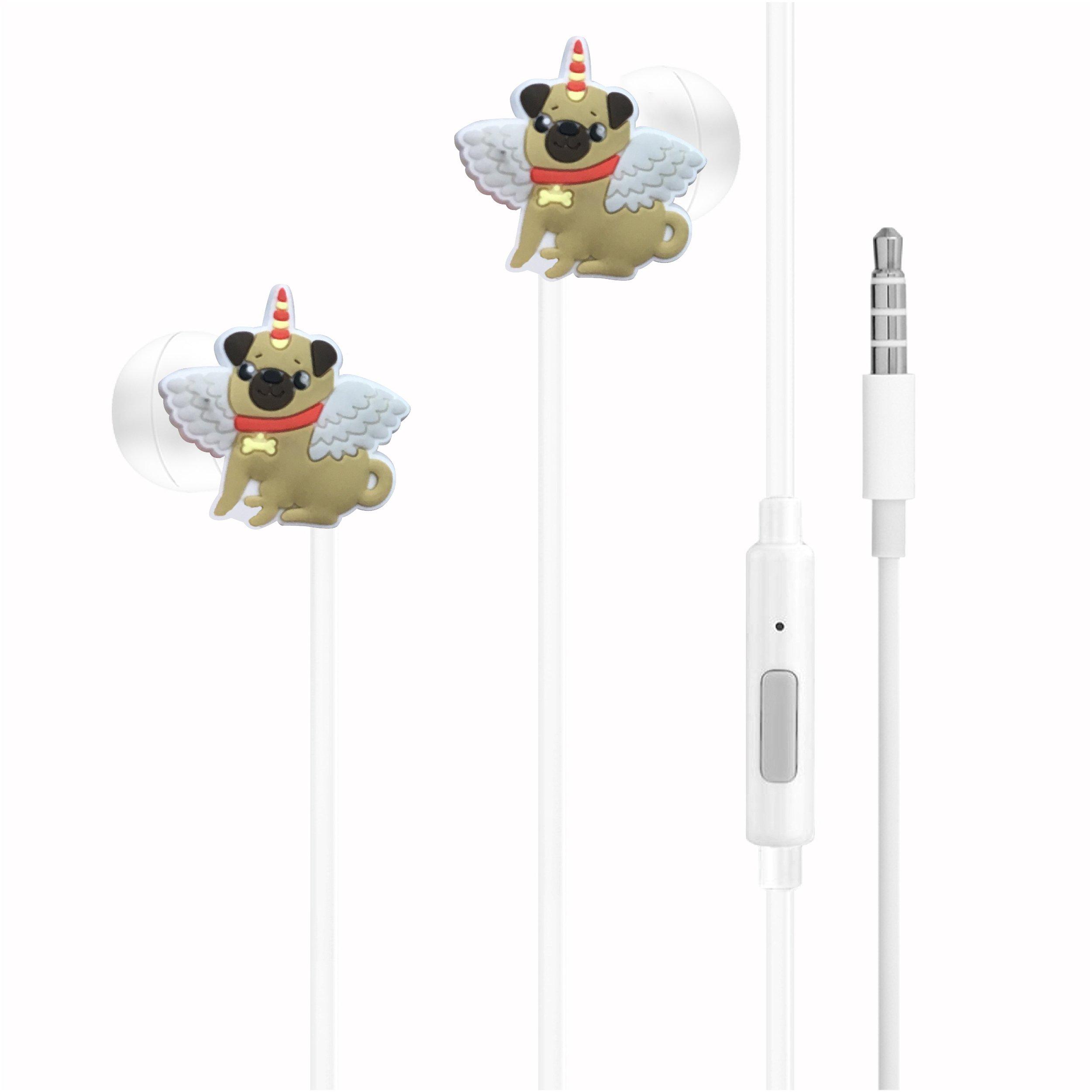 list item 2 of 2 Pugicorn Dog Collar Earbuds with Mic