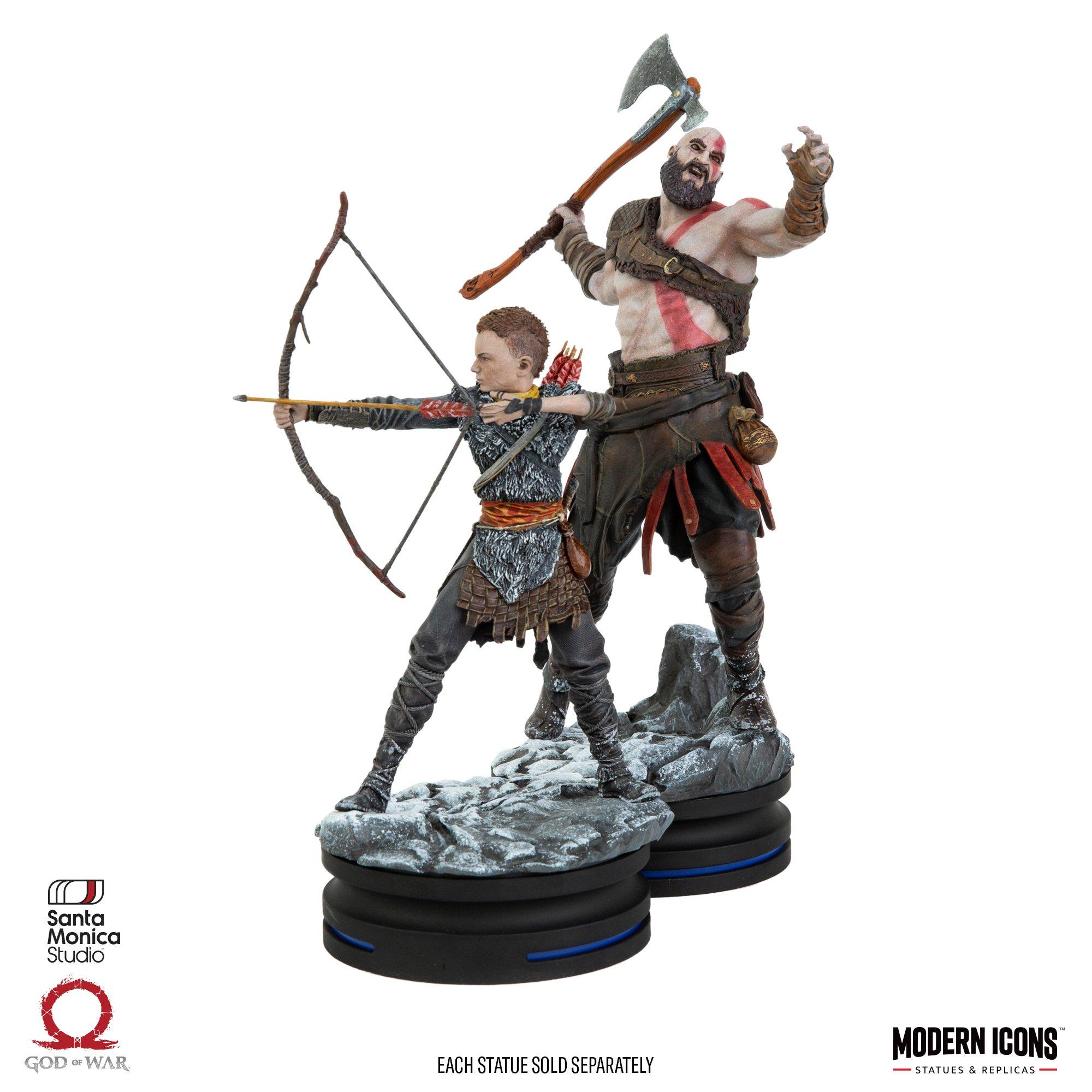 Statue Figurines KRATOS et Atreus Collection jeu video GOD OF WAR