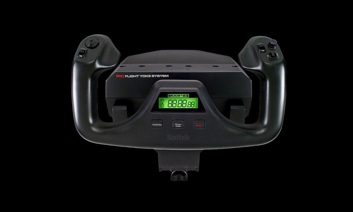 Logitech Flight Yoke System Professional Simulation Yoke and Throttle
