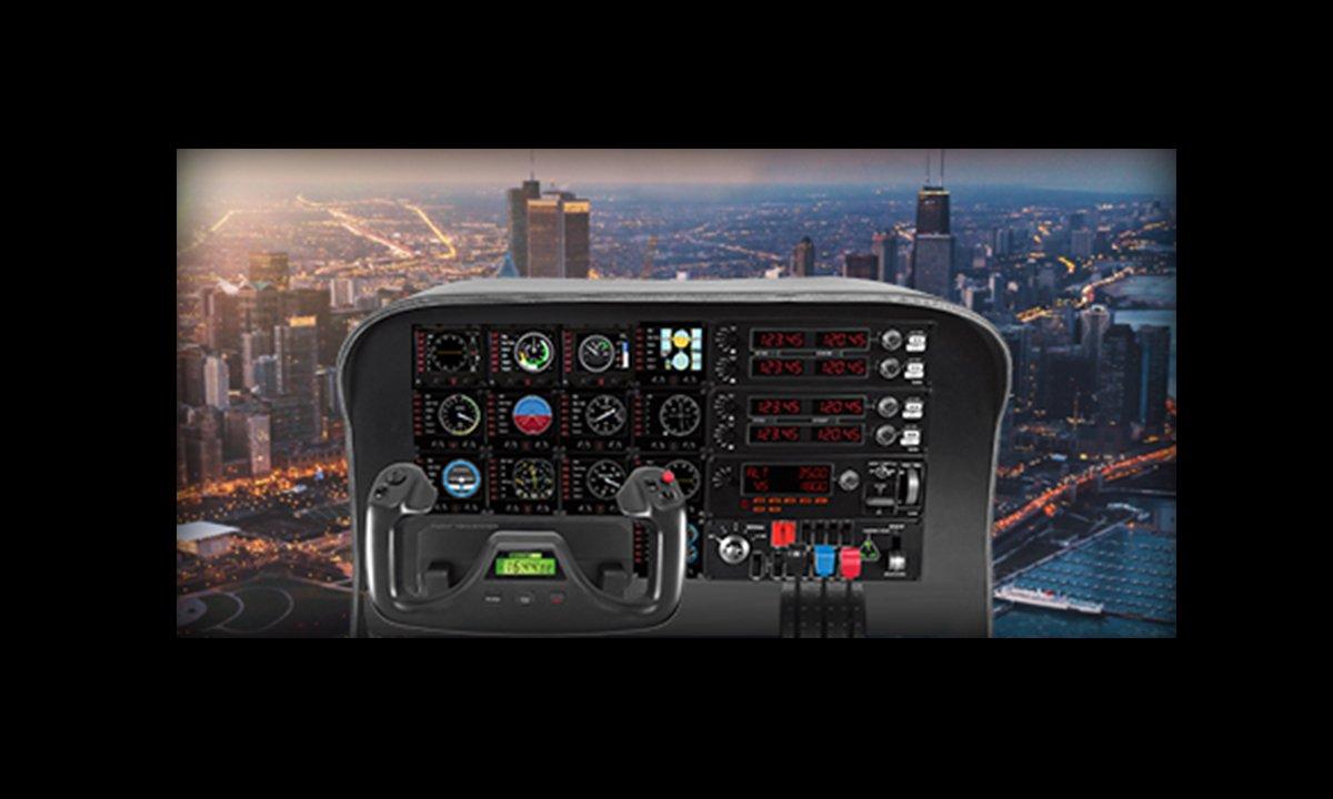 list item 10 of 15 Logitech Flight Yoke System Professional Simulation Yoke and Throttle Quadrant