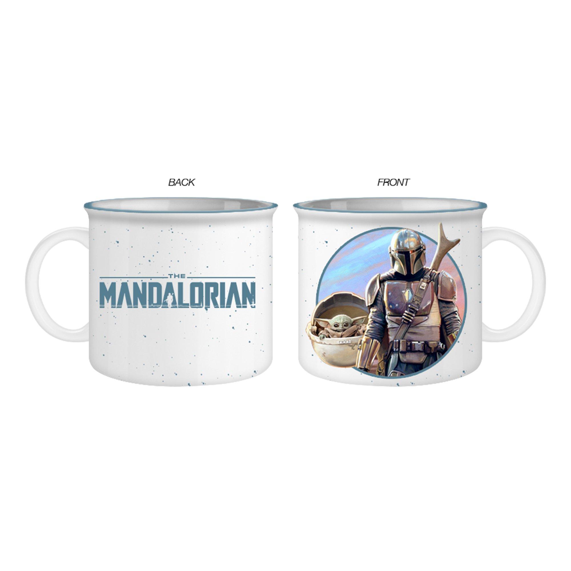 list item 1 of 1 Star Wars: The Mandalorian - The Mandalorian and The Child Camper Mug