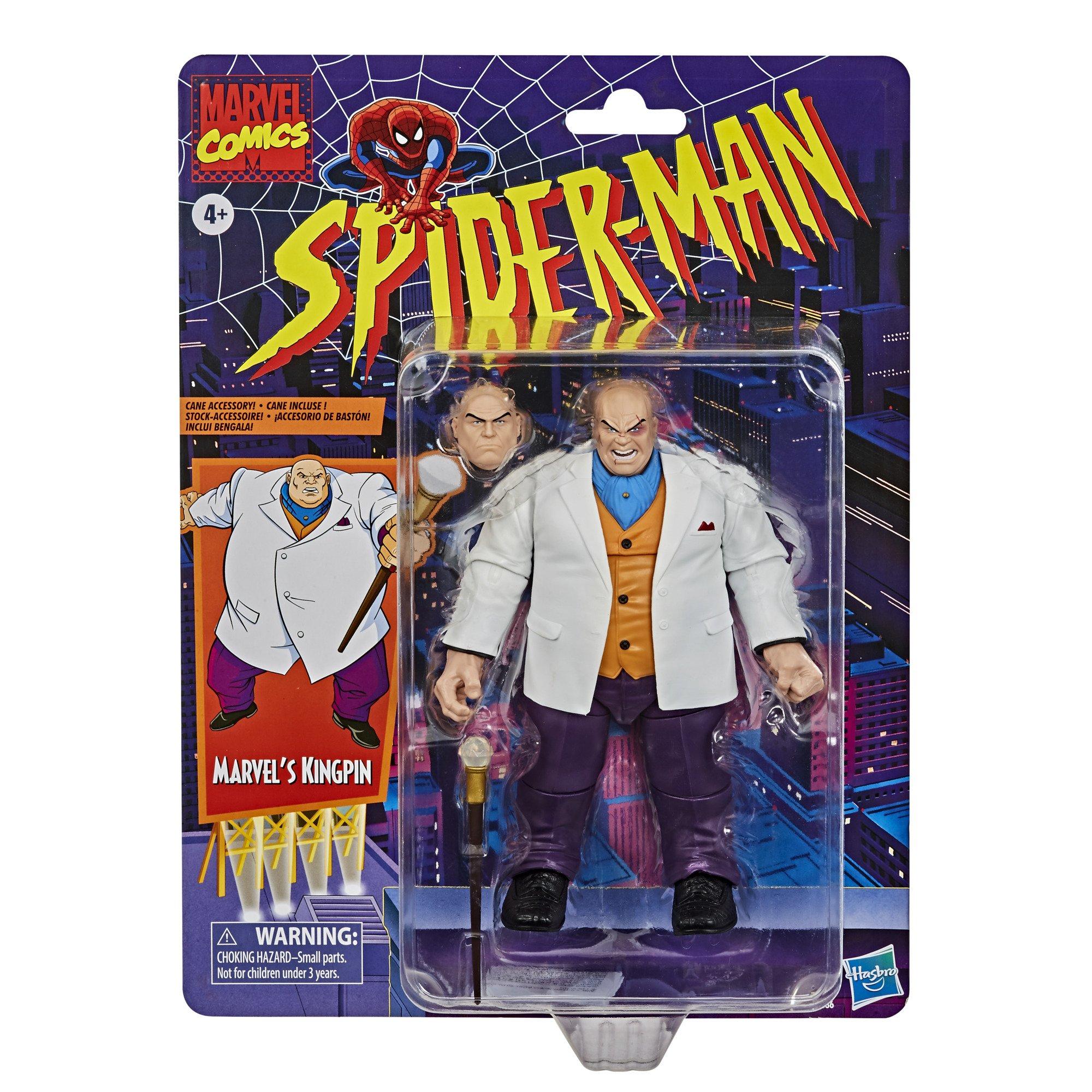 Hasbro Marvel Legends Series Spider-Man Kingpin Vintage Collection 6-in Action Figure