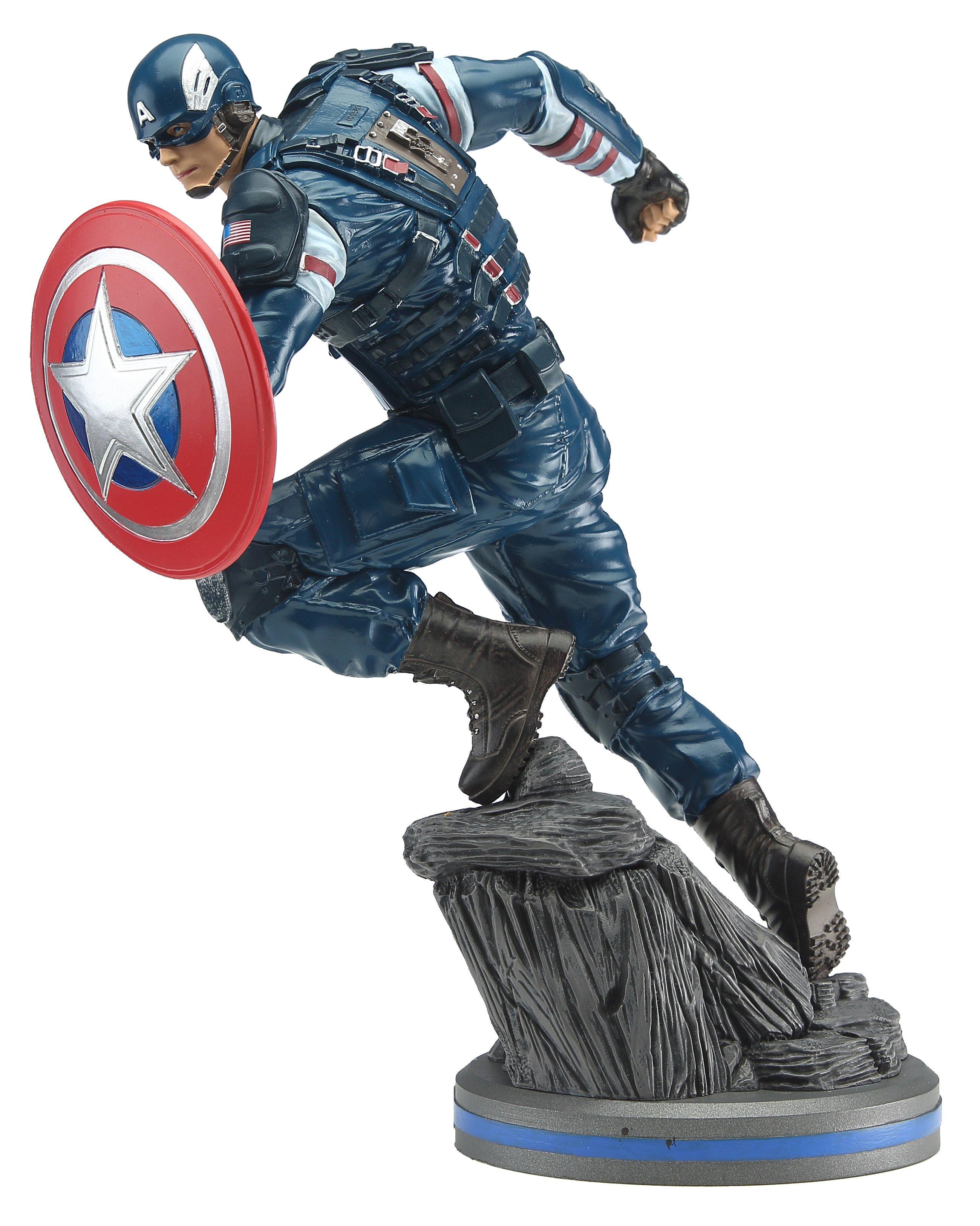 list item 2 of 2 PCS Collectibles Marvel's Avengers Captain America Marvel Gamerverse 8-in Statue