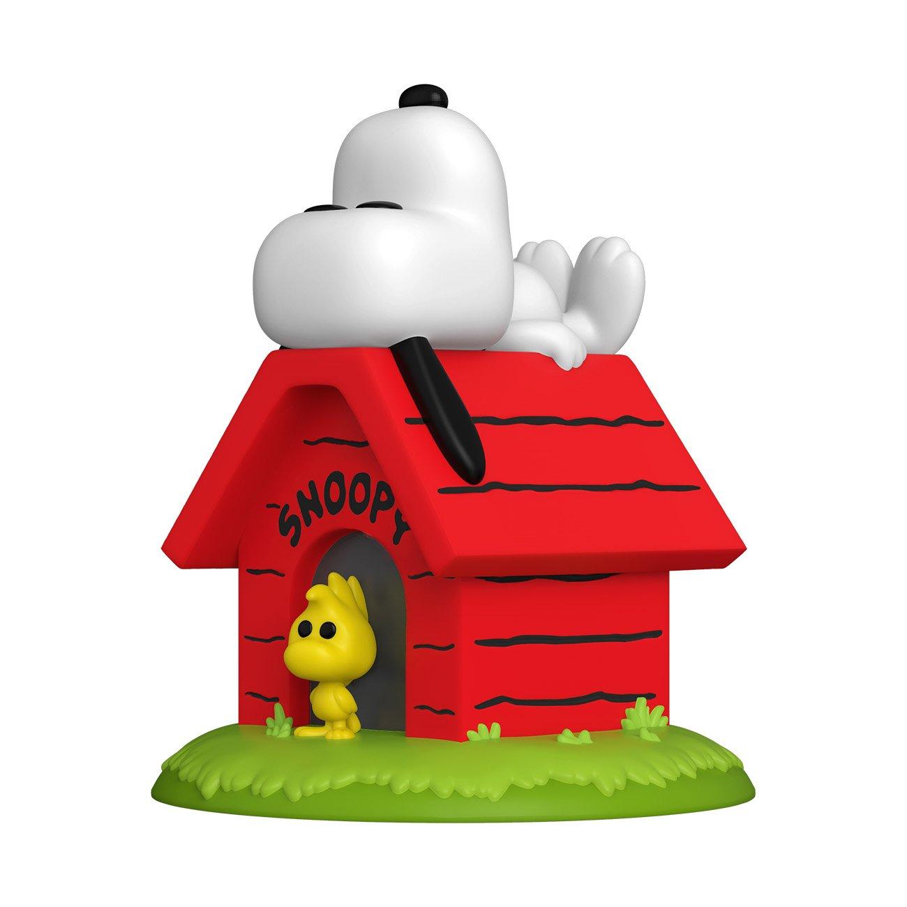 Funko Pop Deluxe Peanuts Snoopy And Woodstock With Doghouse Gamestop