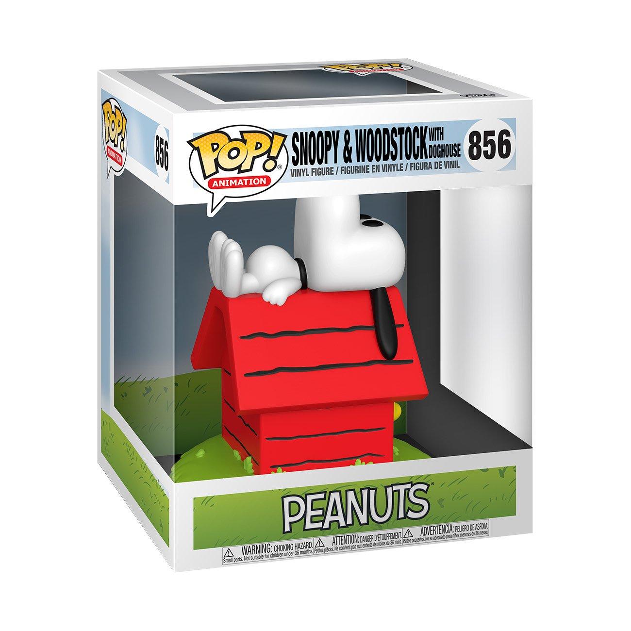 POP! Deluxe: Peanuts Snoopy and Woodstock with Doghouse