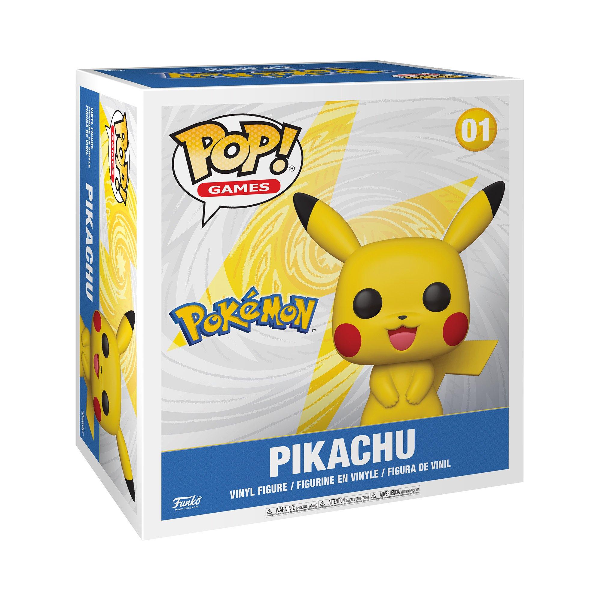 Funko Pop Jumbo Pokemon Pikachu Effet Métallique Édition Spéciale Exclusive