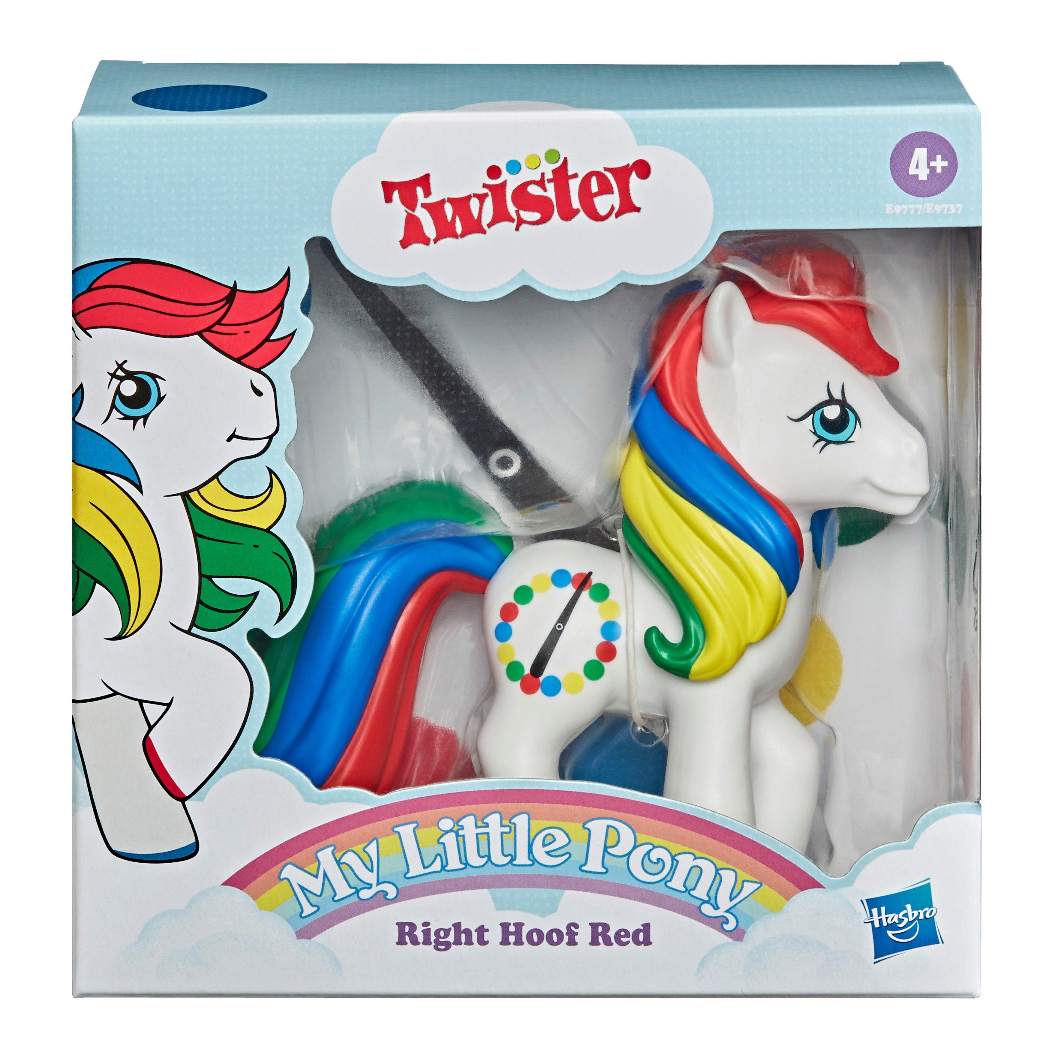 Hasbro My Little Pony Twister Mashup Right Hoof Red Retro 4.5-in Action Figure