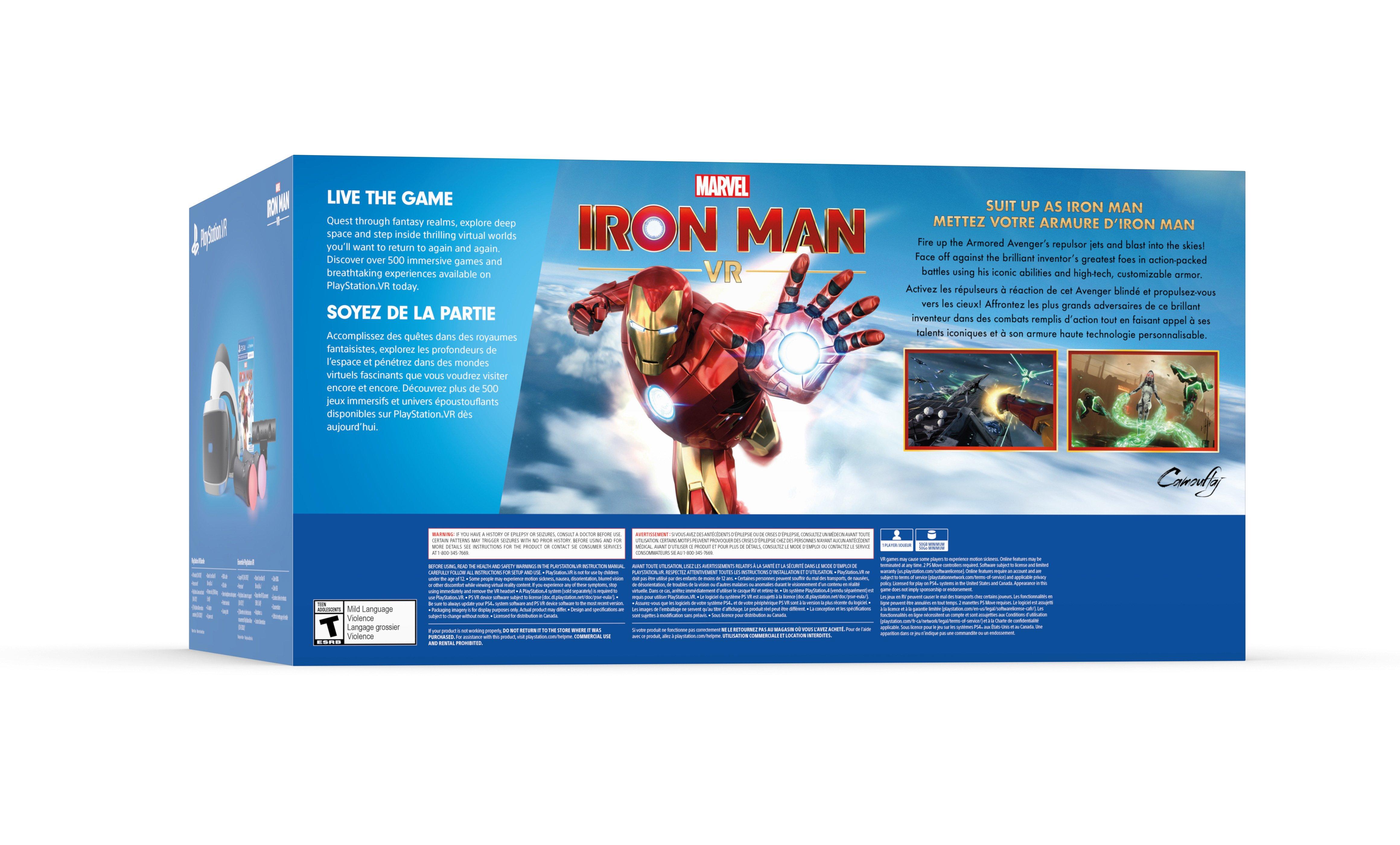 iron man vr ps4 bundle