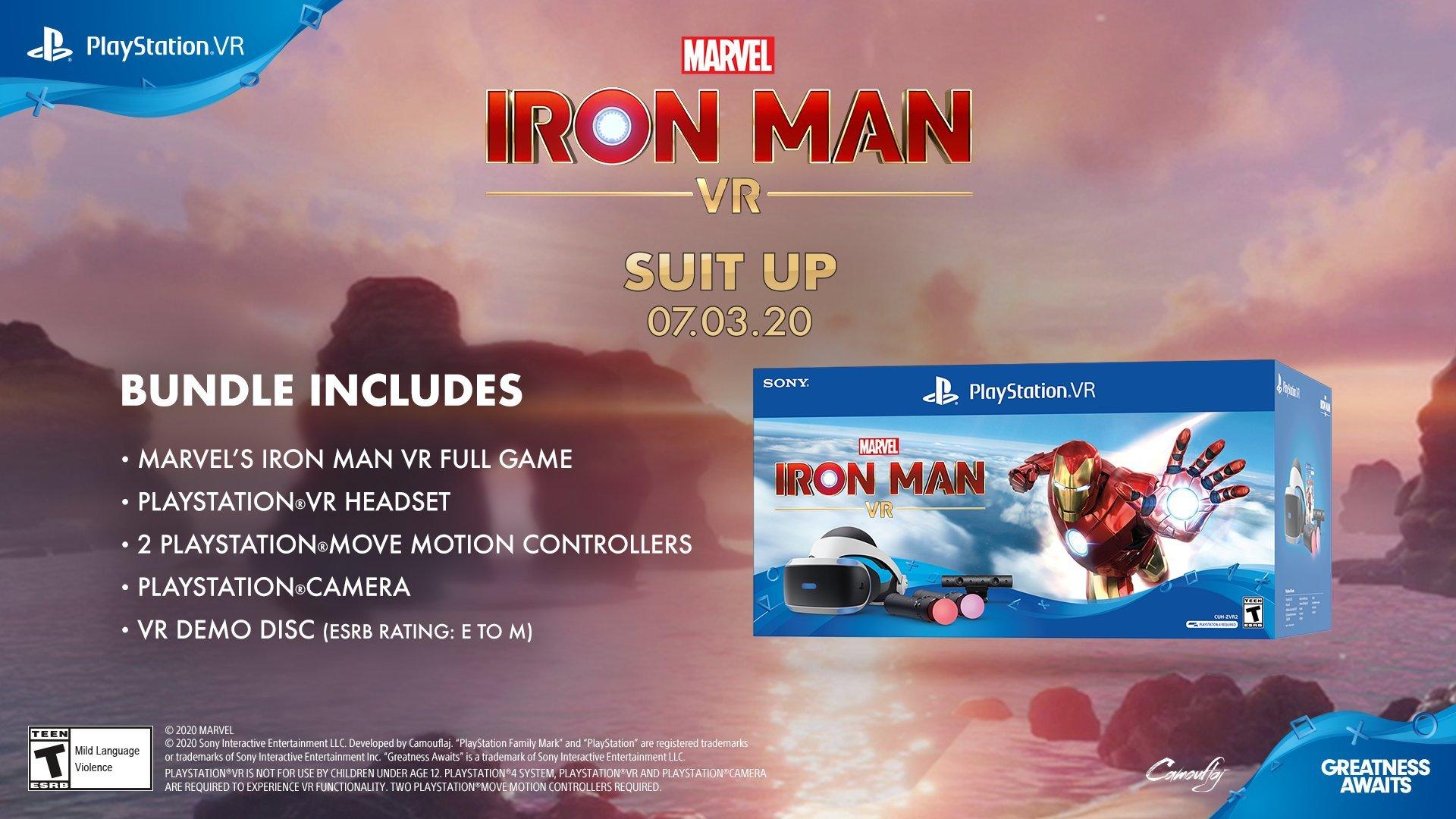 sony iron man vr