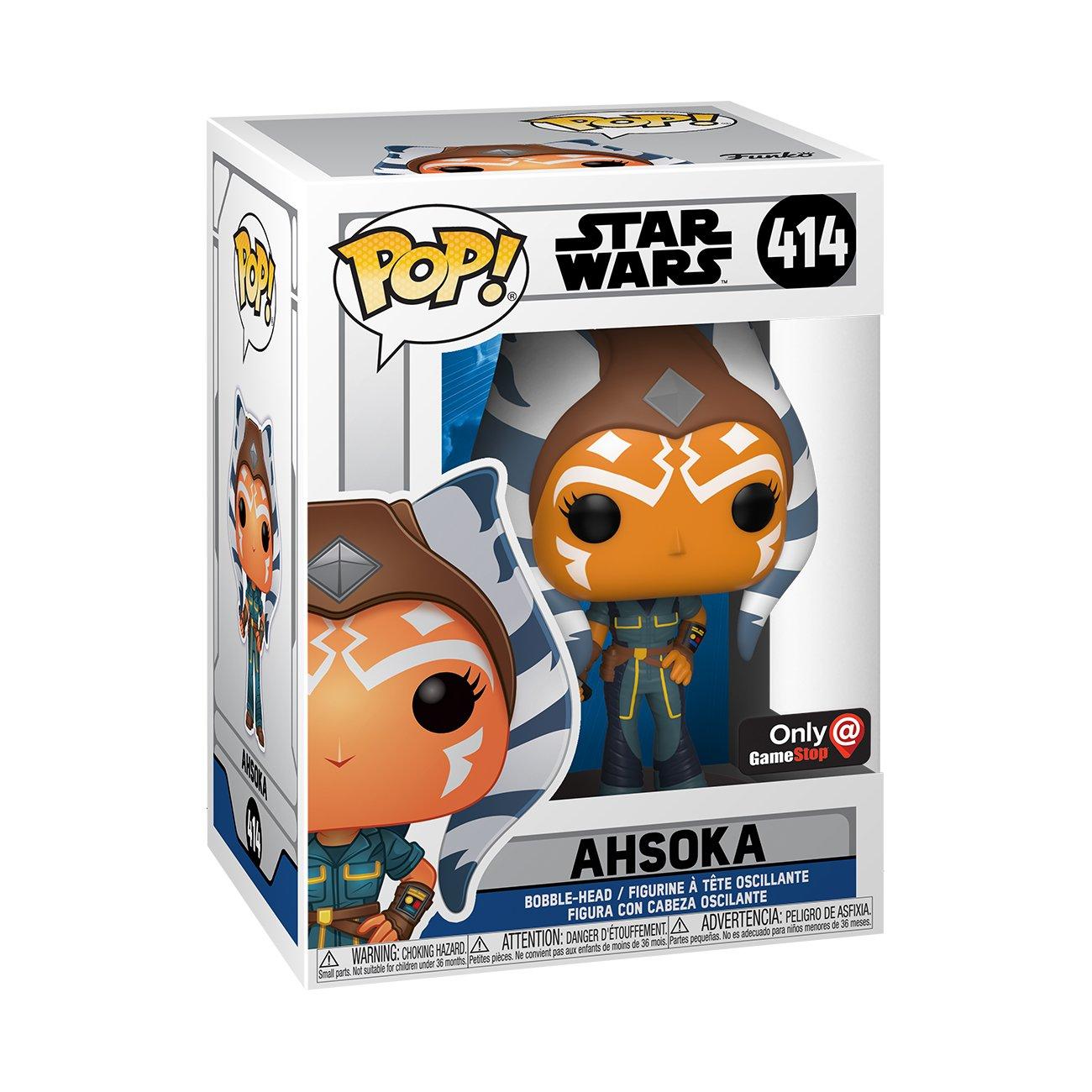 Funko POP! Star Wars The Clone Wars Ahsoka Tano Bobblehead Vinyl Figure GameStop Exclusive