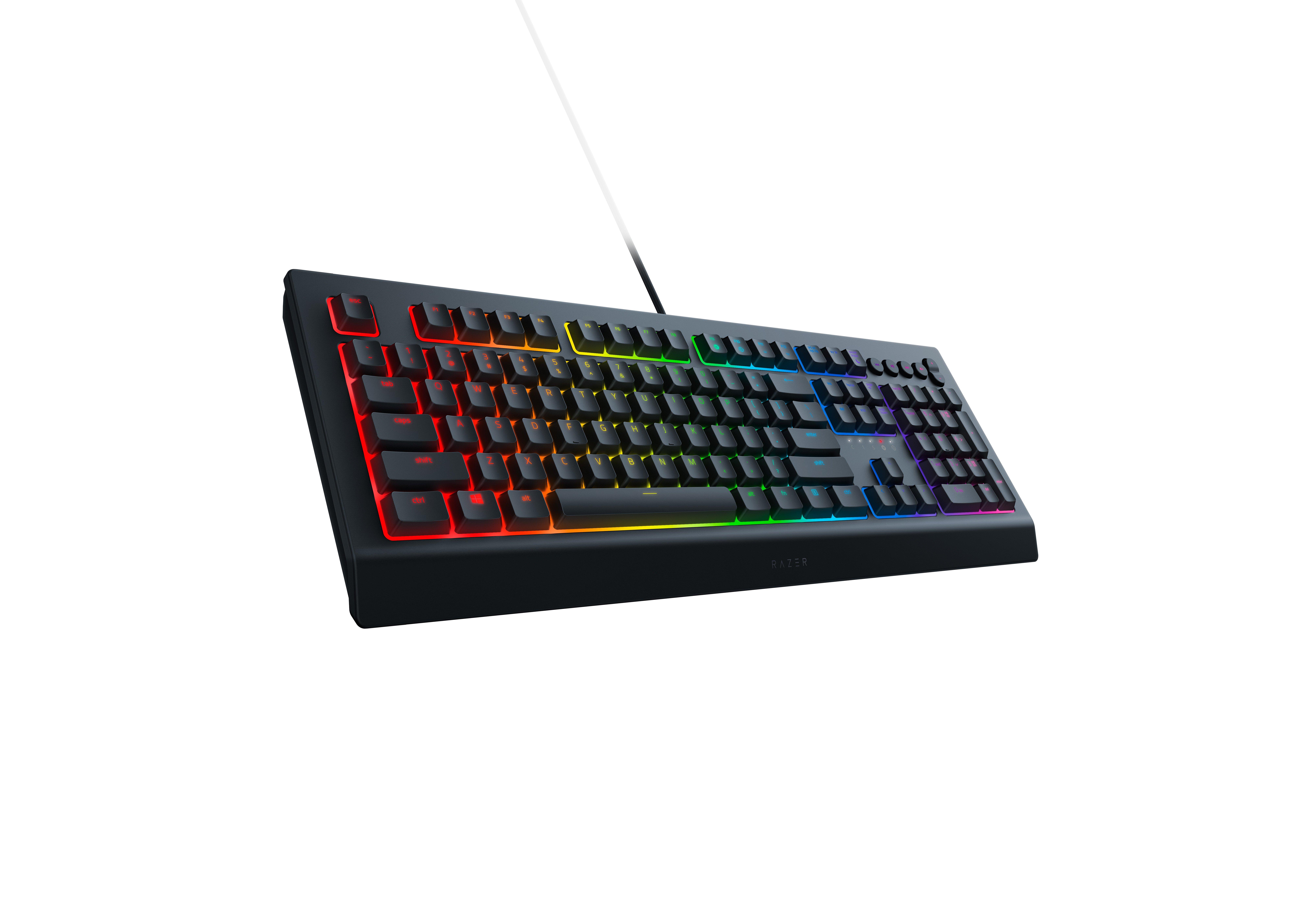 list item 3 of 4 Razer Cynosa V2 Chroma RGB Membrane Wired Gaming Keyboard