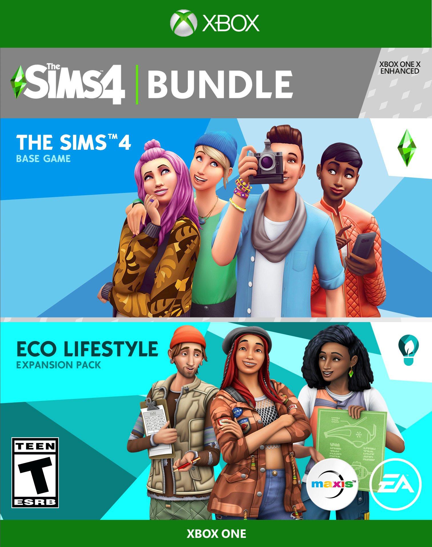 The Sims 4 Plus Eco Lifestyle Bundle Xbox One Xbox One GameStop