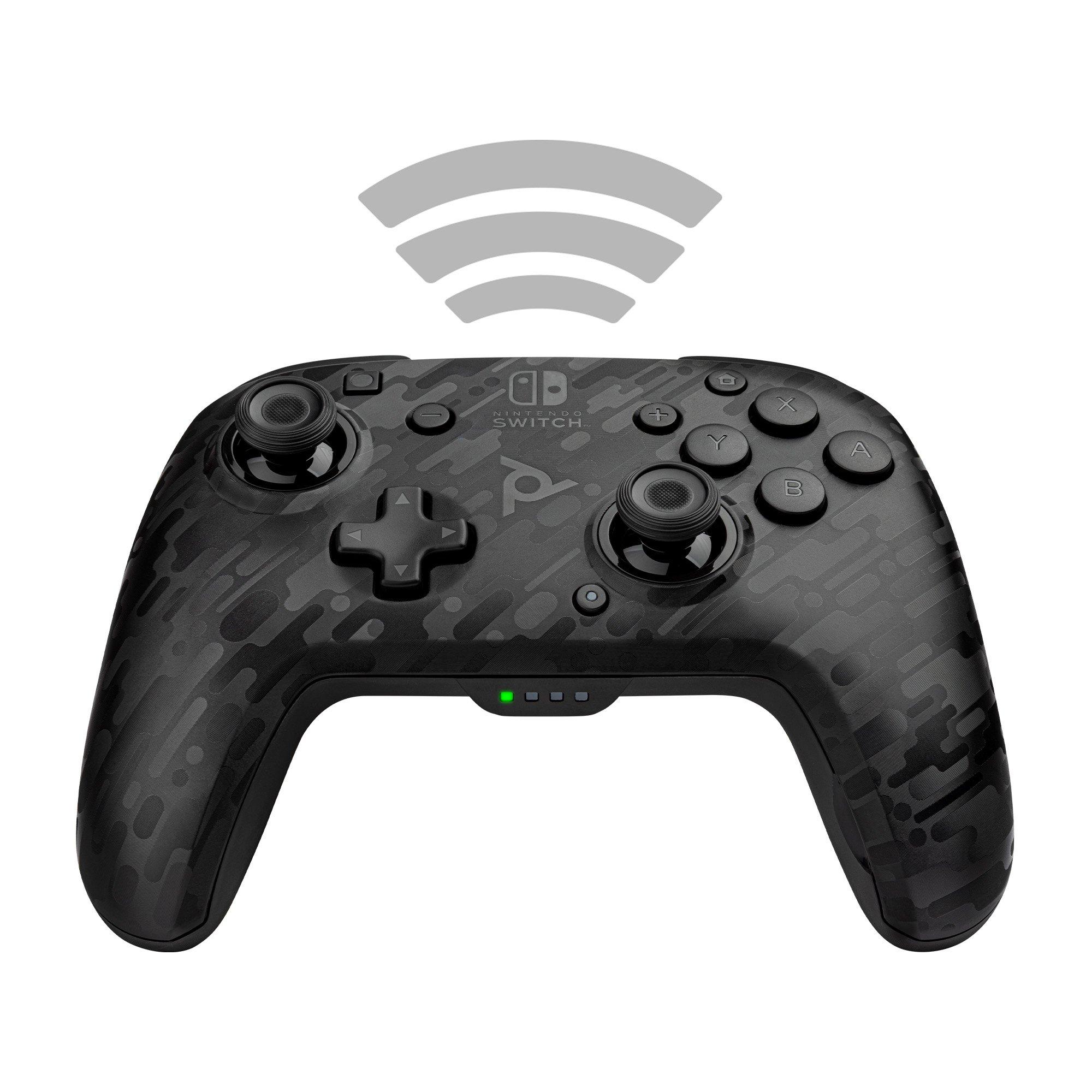 list item 5 of 10 Faceoff Black Camo Wireless Deluxe Controller for Nintendo Switch