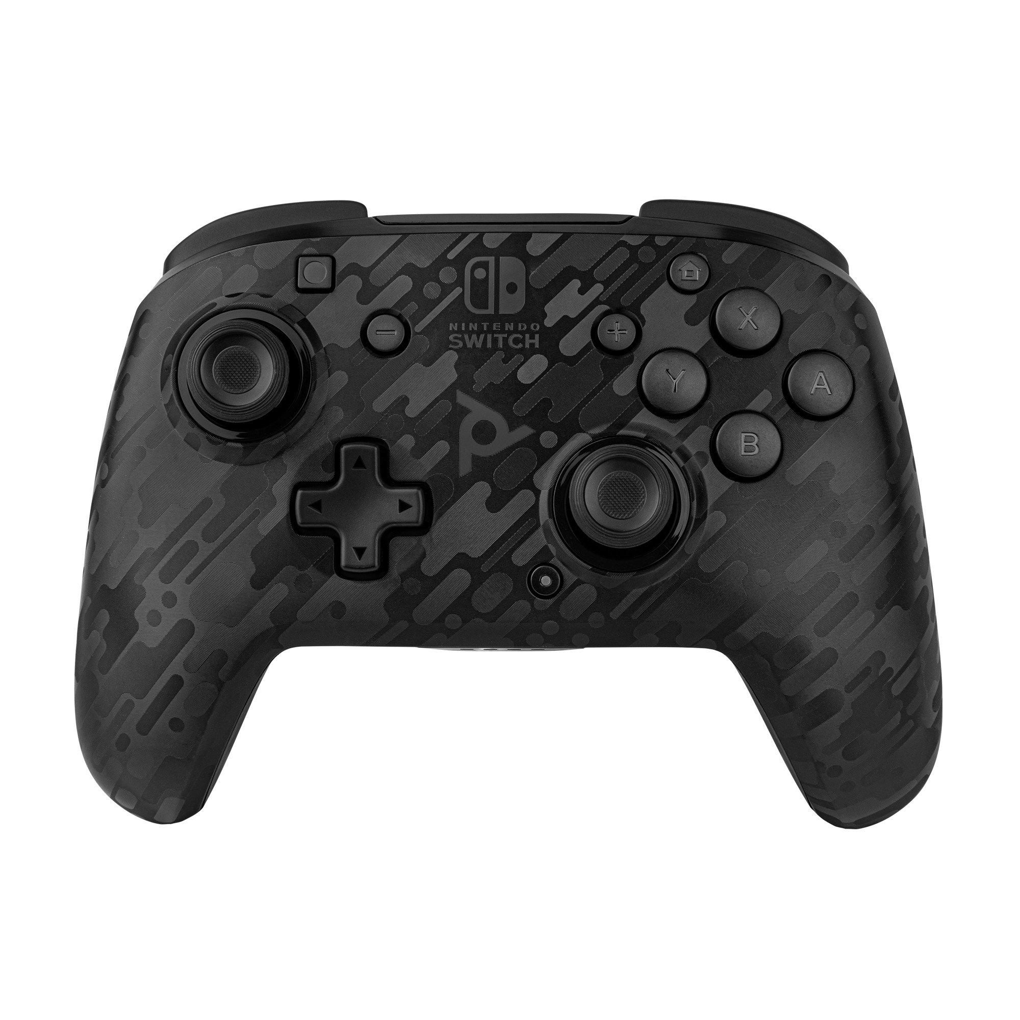 list item 6 of 10 Faceoff Black Camo Wireless Deluxe Controller for Nintendo Switch