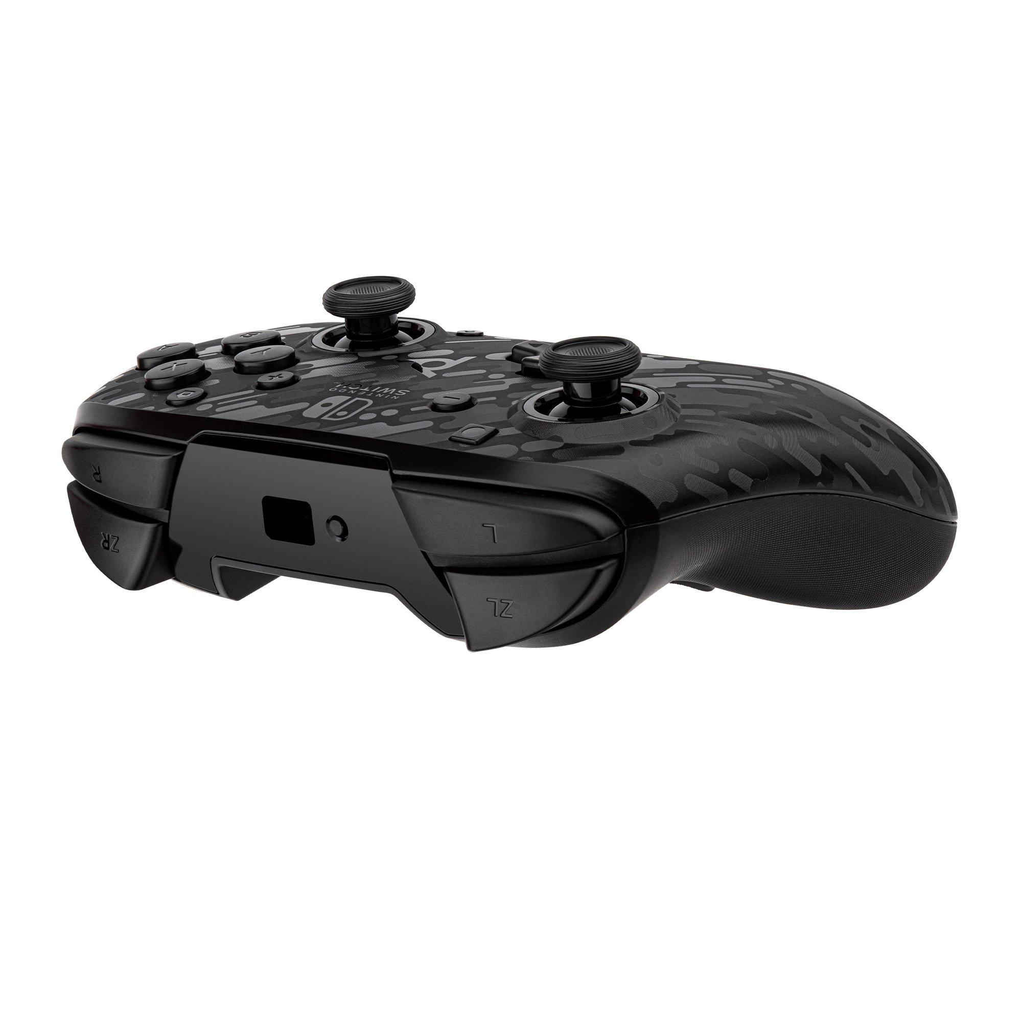 list item 7 of 10 Faceoff Black Camo Wireless Deluxe Controller for Nintendo Switch