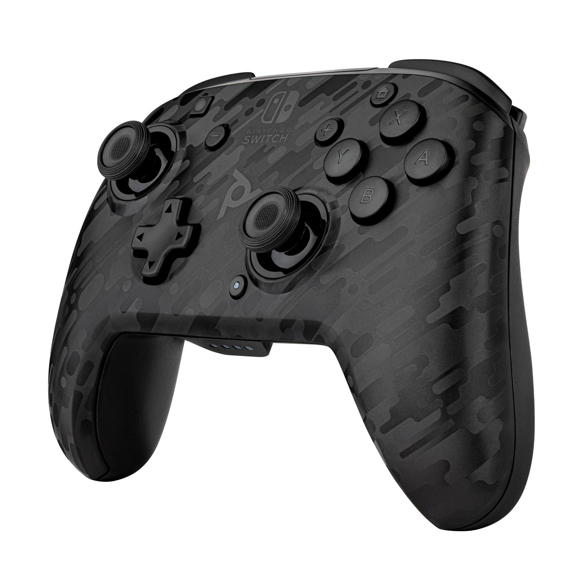 list item 8 of 10 Faceoff Black Camo Wireless Deluxe Controller for Nintendo Switch