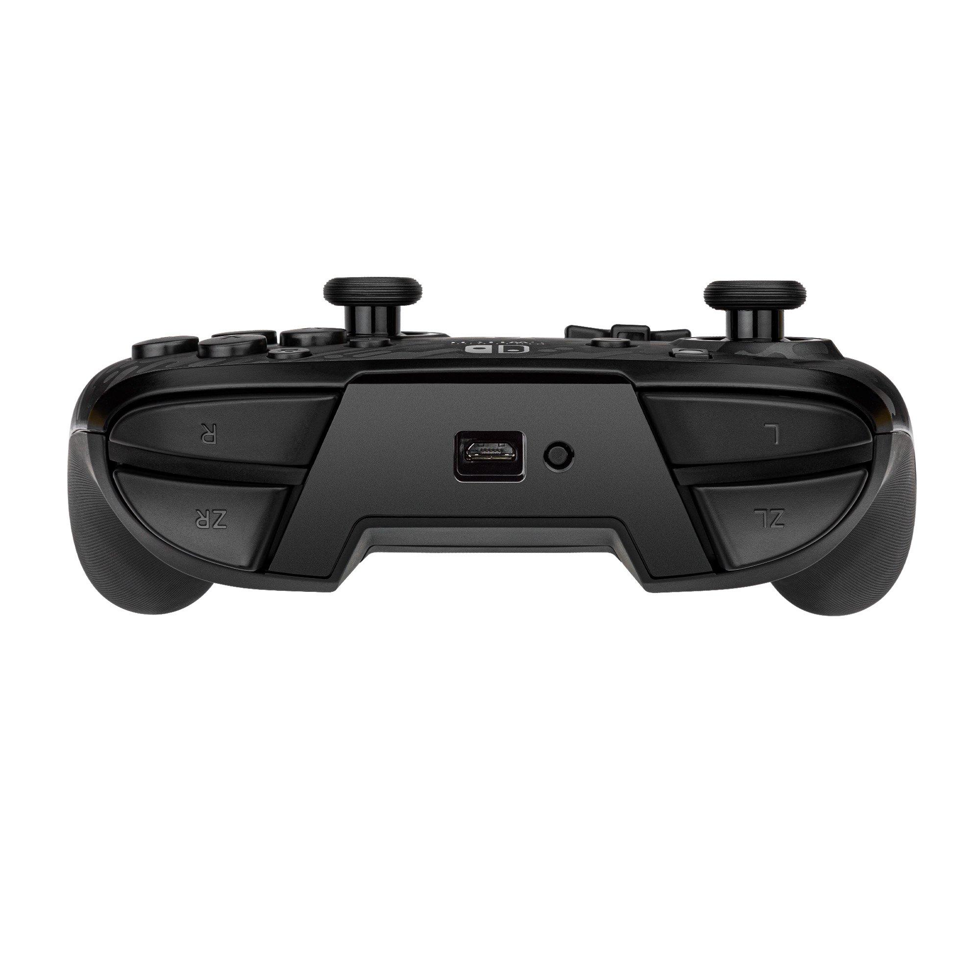 list item 9 of 10 Faceoff Black Camo Wireless Deluxe Controller for Nintendo Switch