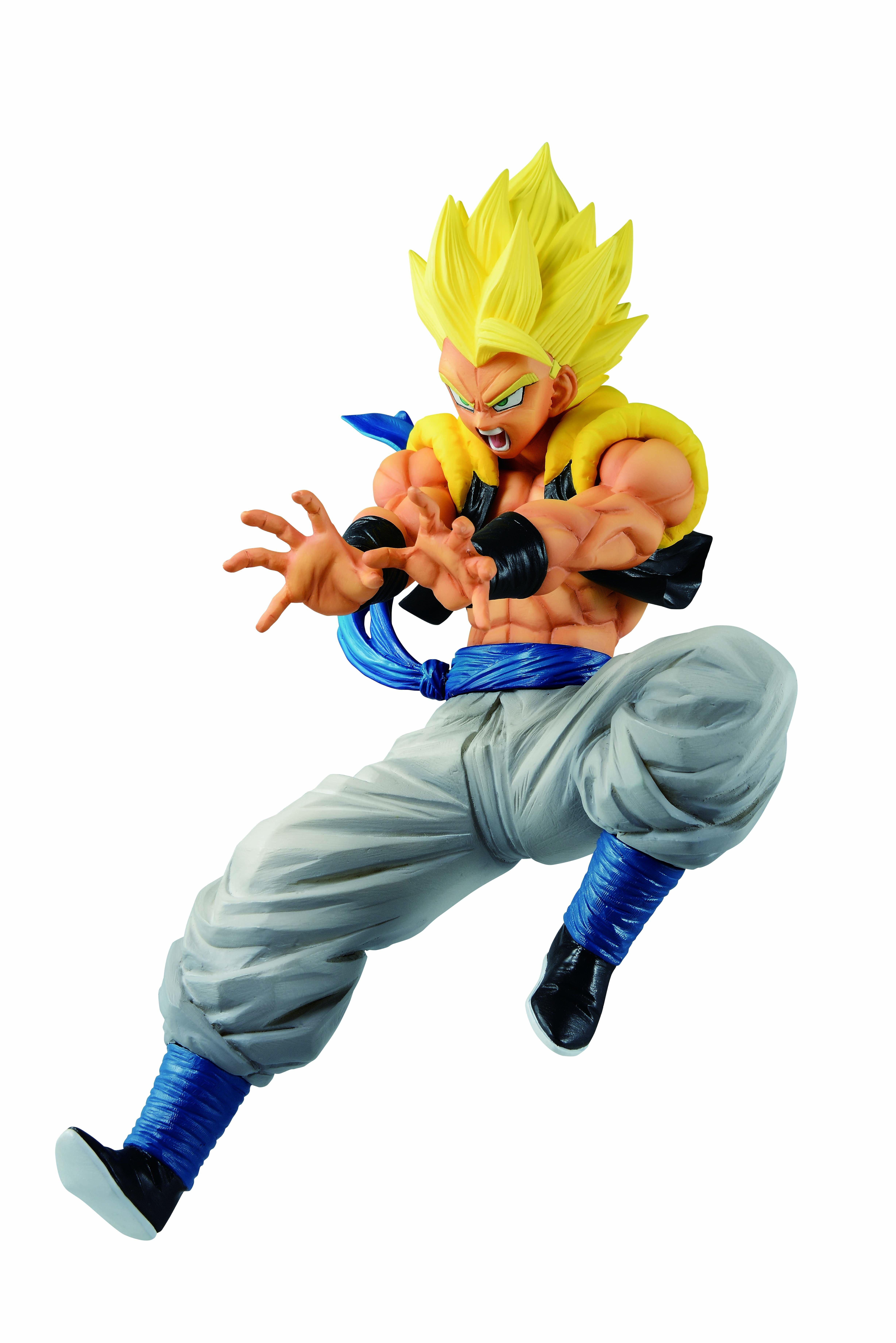 Dragon Ball Z Fusion Reborn Super Saiyan Gogeta Rising Fighters Statue Gamestop