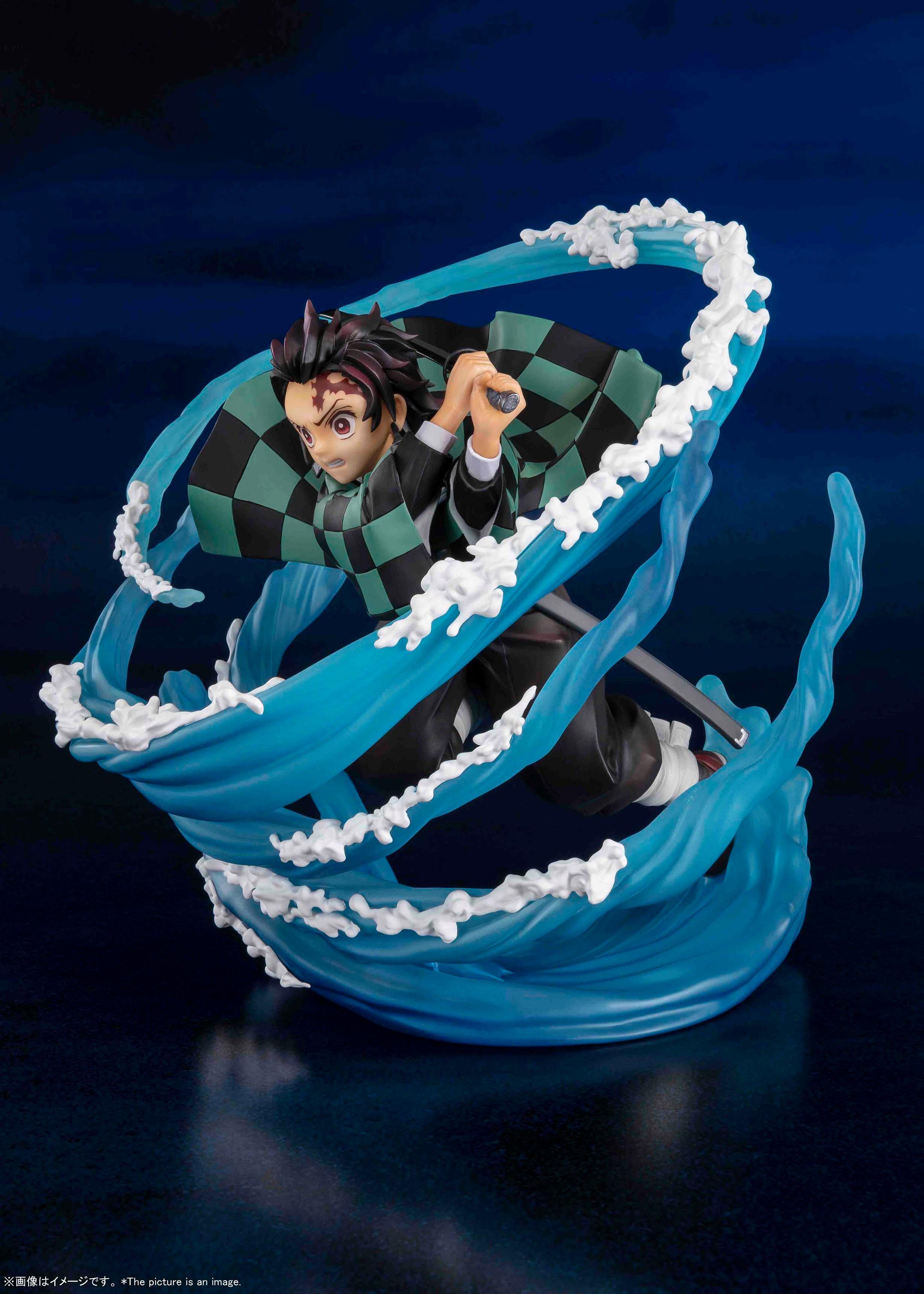 Demon Slayer Kimetsu No Yaiba Tanjiro Kamado Water Breathing Figuarts Zero Statue Gamestop