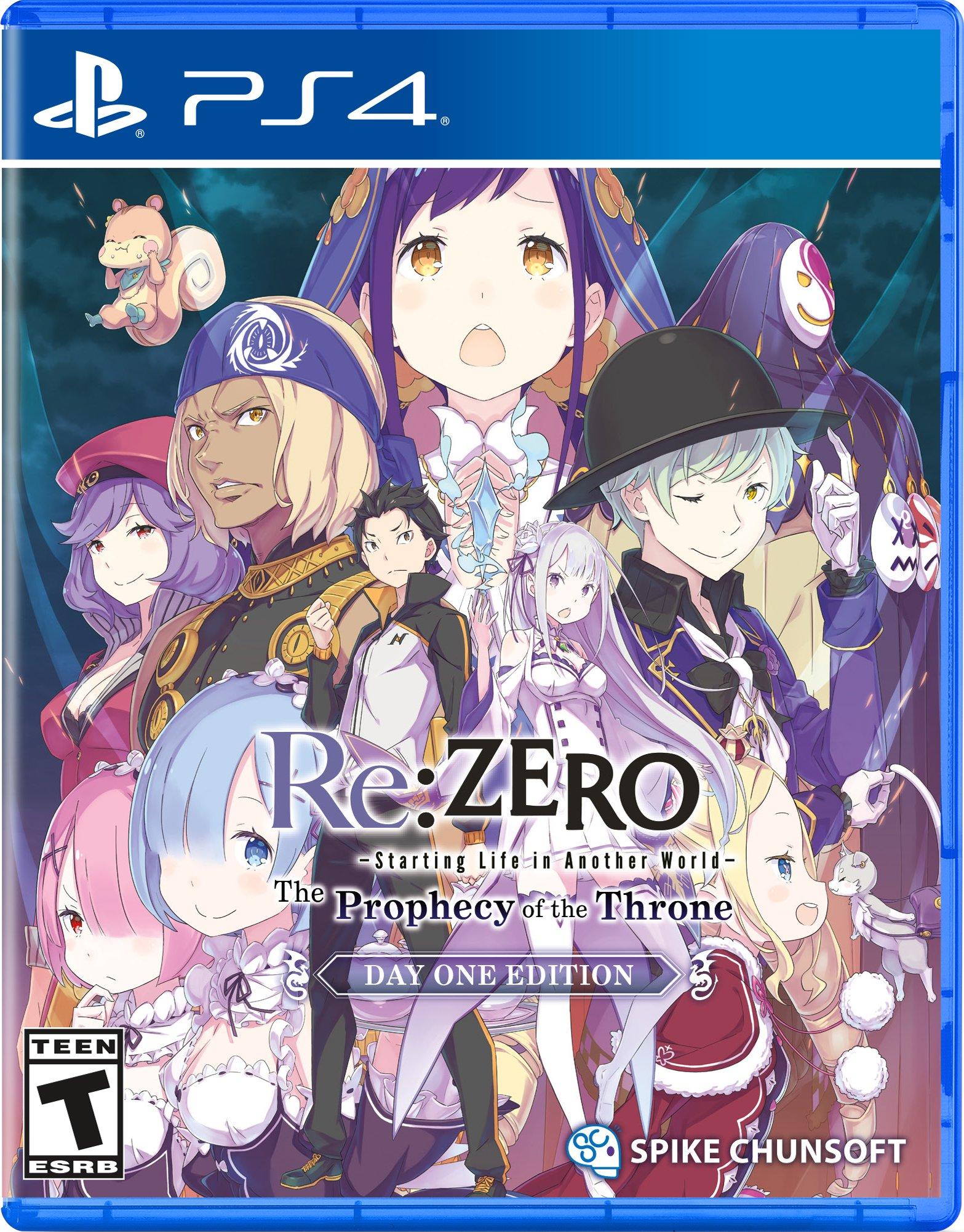 Re Zero The Prophecy Of The Throne Day One Edition