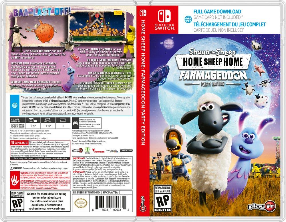 Shaun the Sheep Home Sheep Home: Farmageddon Party Edition Party