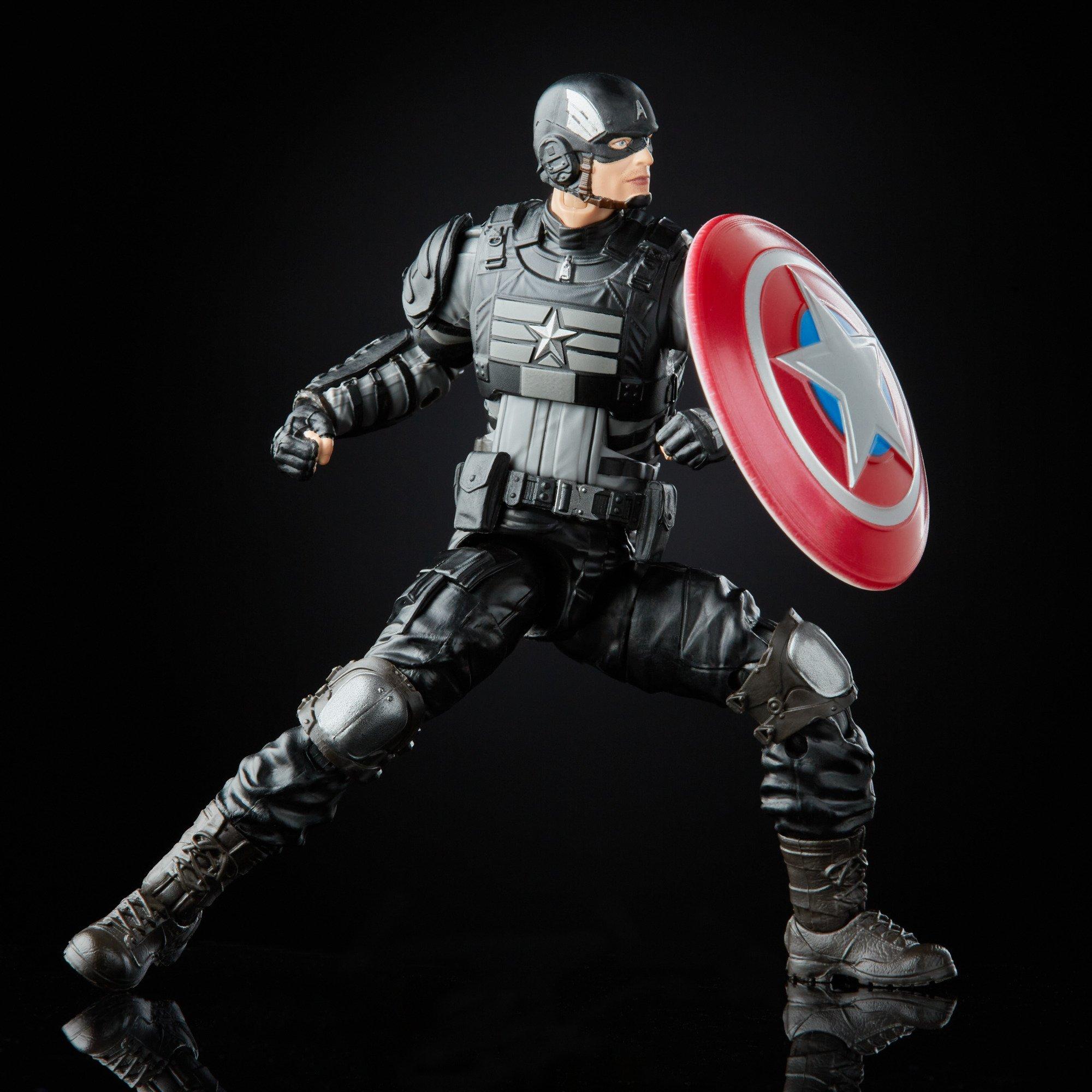 Ages 4 and Up Hasbro Marvel Legends Series Gamerverse 6-inch Collectible Stealth Captain America Action Figure Toy 