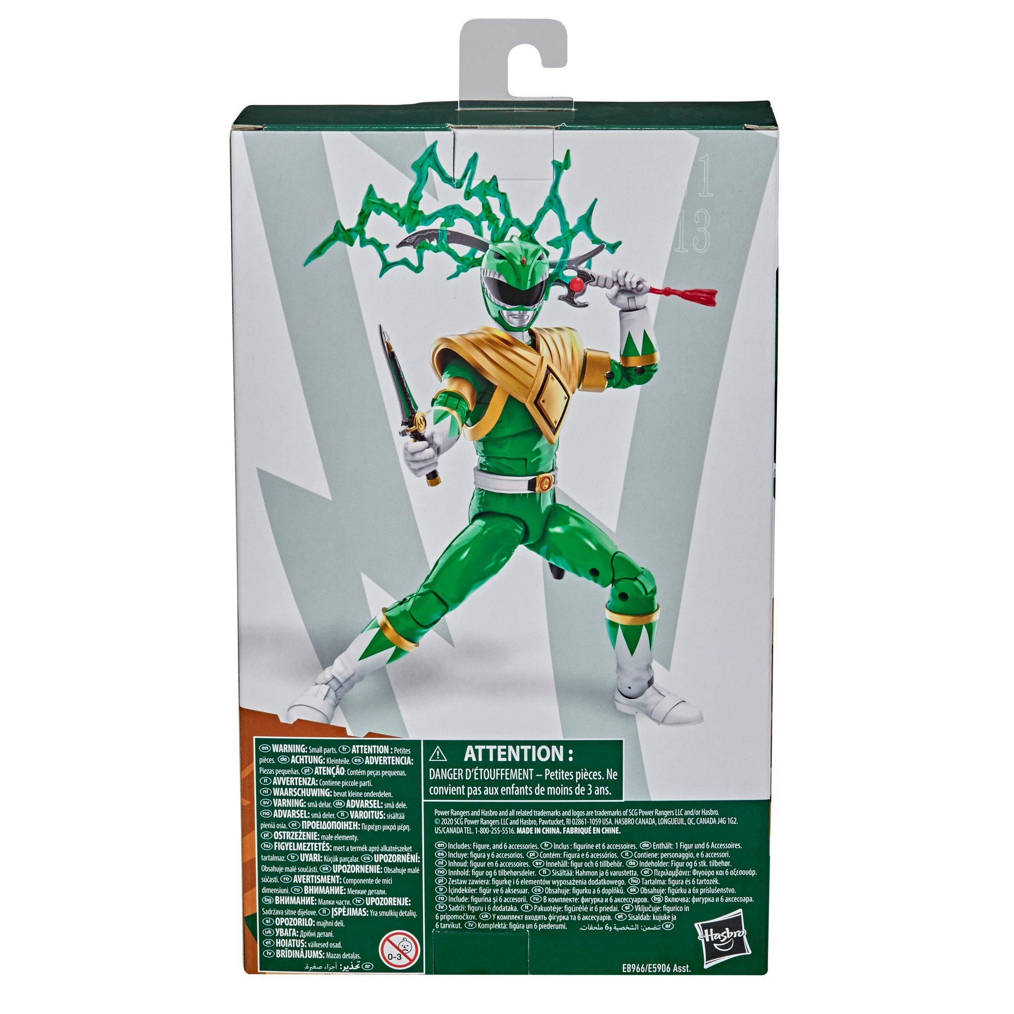 list item 10 of 14 Hasbro Power Rangers Lightning Collection Mighty Morphin Green Ranger 6-in Action Figure