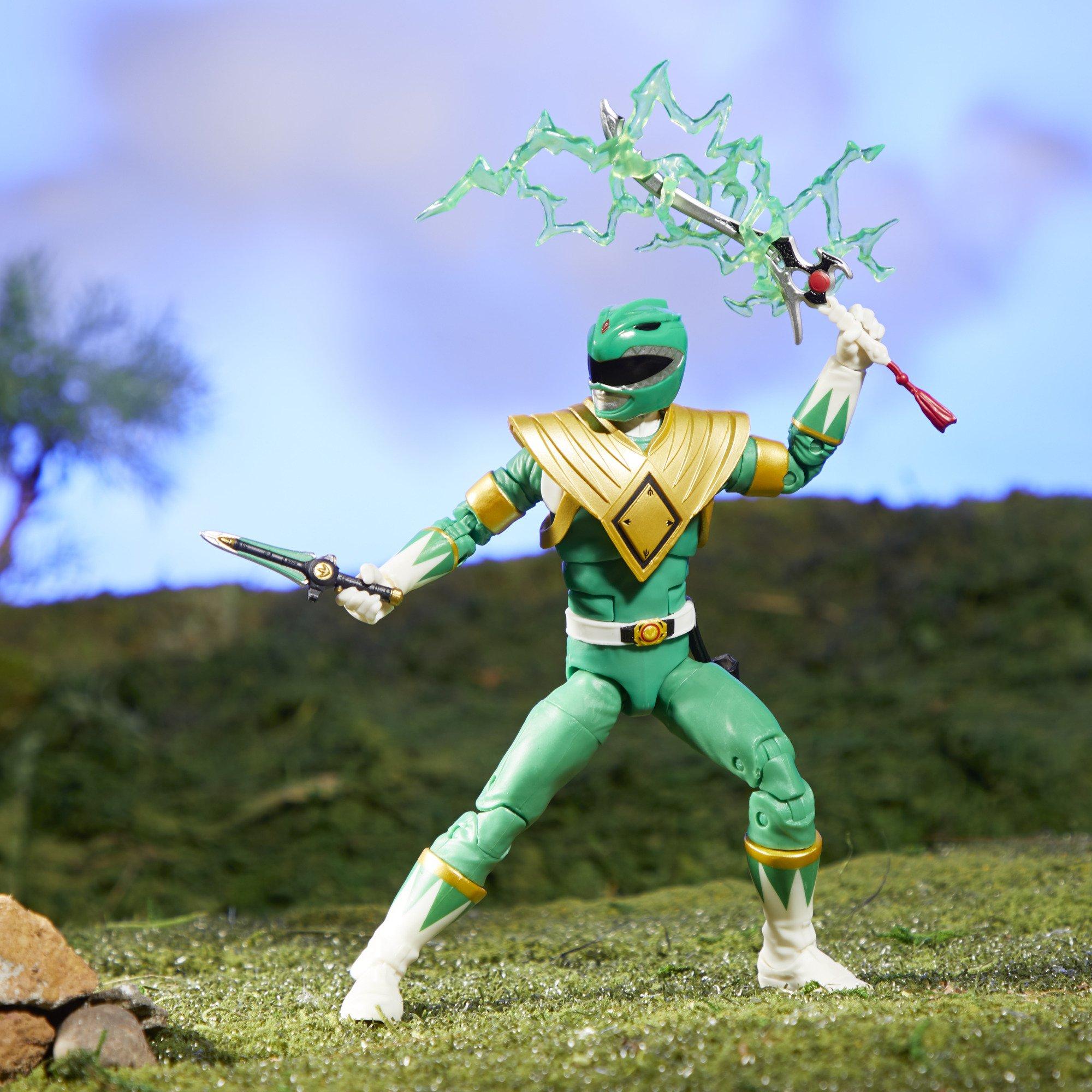 Power Rangers Lightning Collection Mighty Morphin Green Ranger Action Figure Gamestop 8997