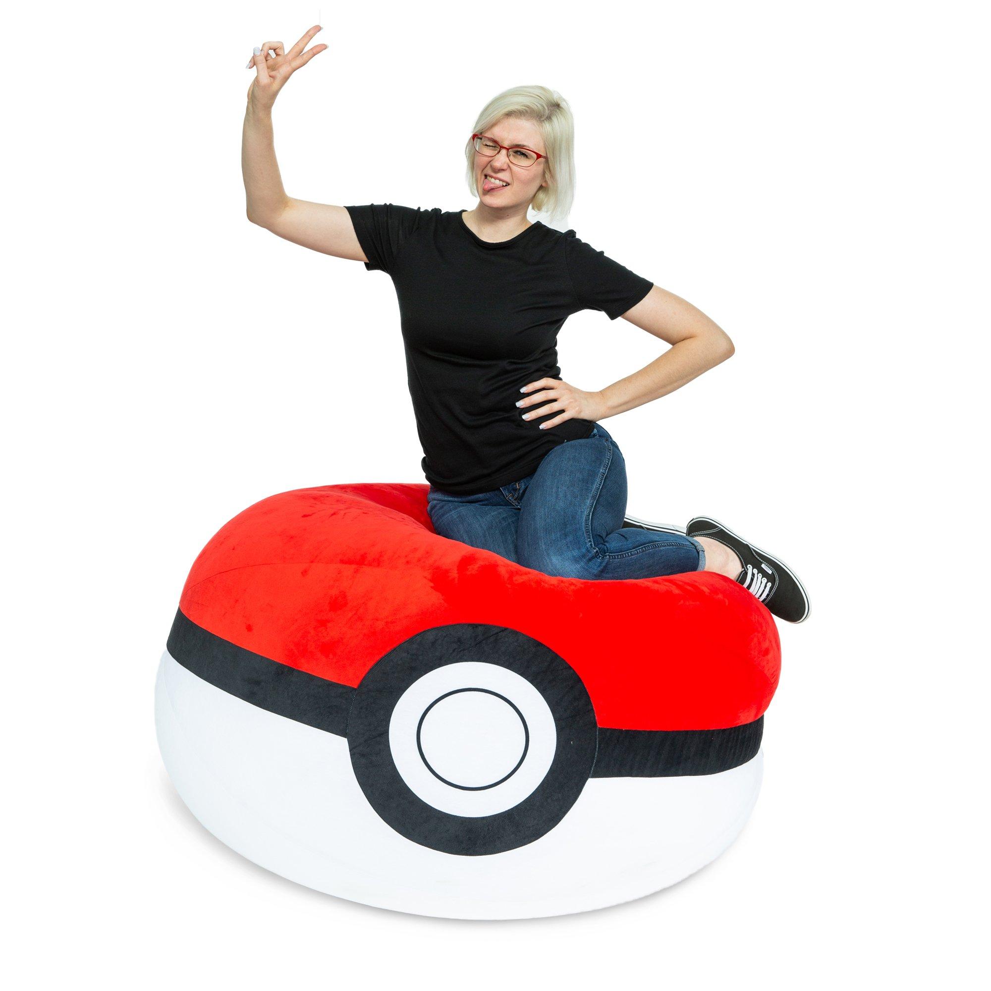 Pokemon Poke Ball Bean Bag Chair