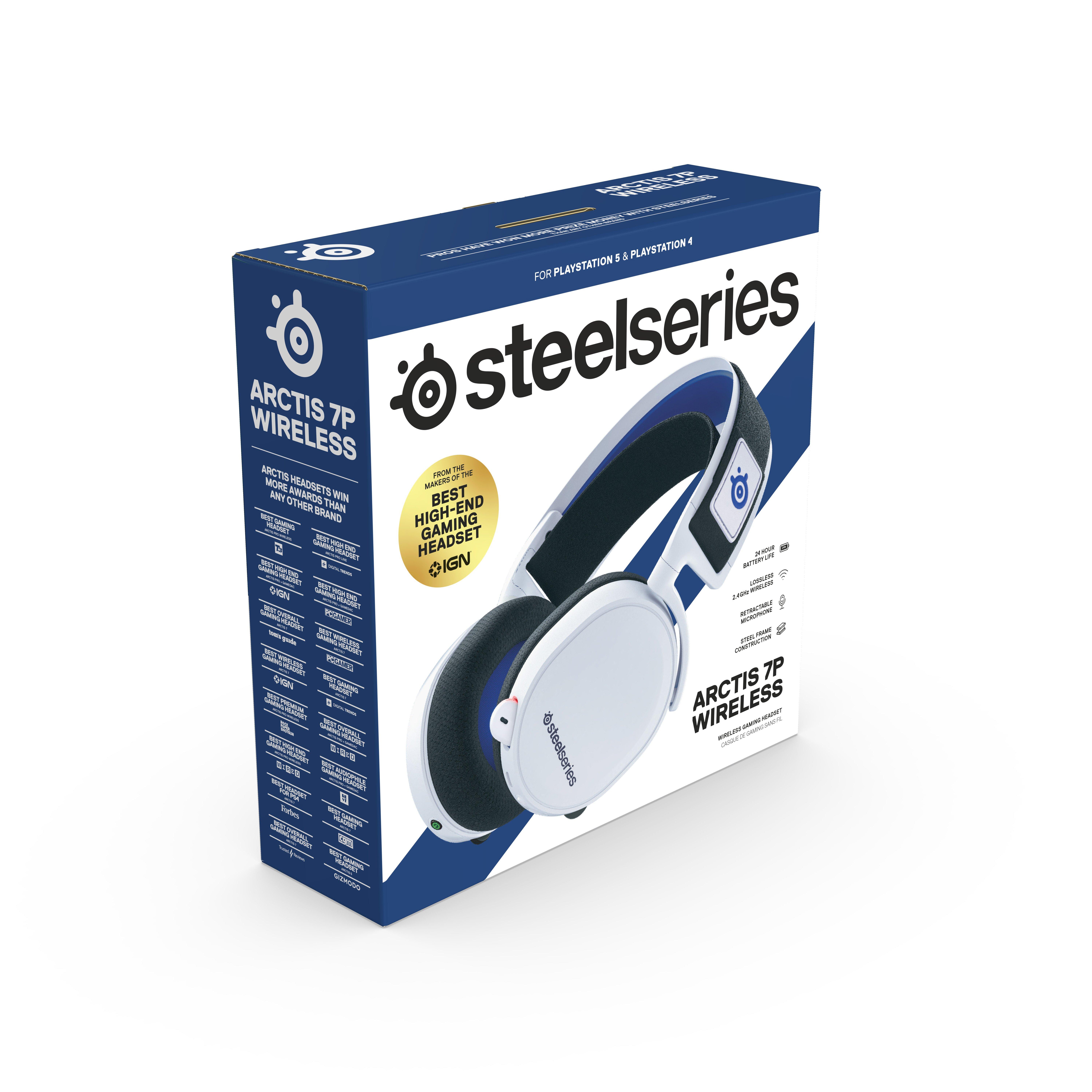 SteelSeries Arctis 7+ Wireless Gaming Headset – PS5, PS4, PC, Mac, Android,  PlayStation & Nintendo Switch - Black 