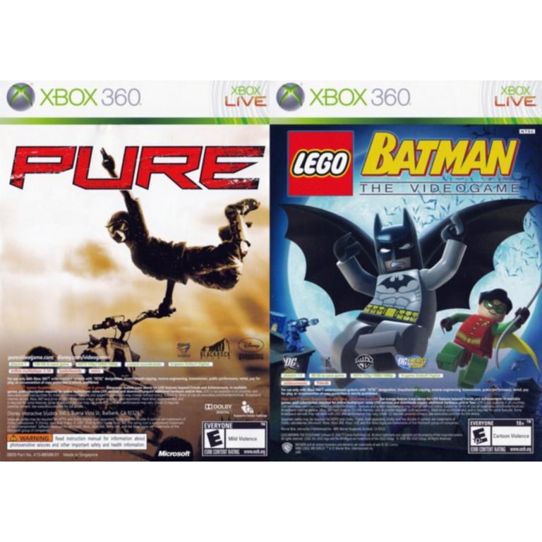 LEGO Batman: The Videogame and Pure 2 Pack - Xbox 360, Xbox 360