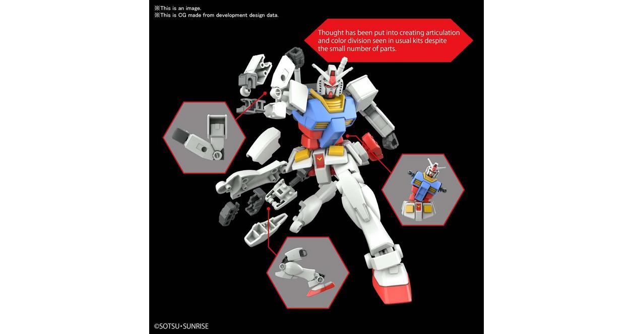 Mobile Suit Gundam RX-78-2 Gundam Entry Grade Model Kit