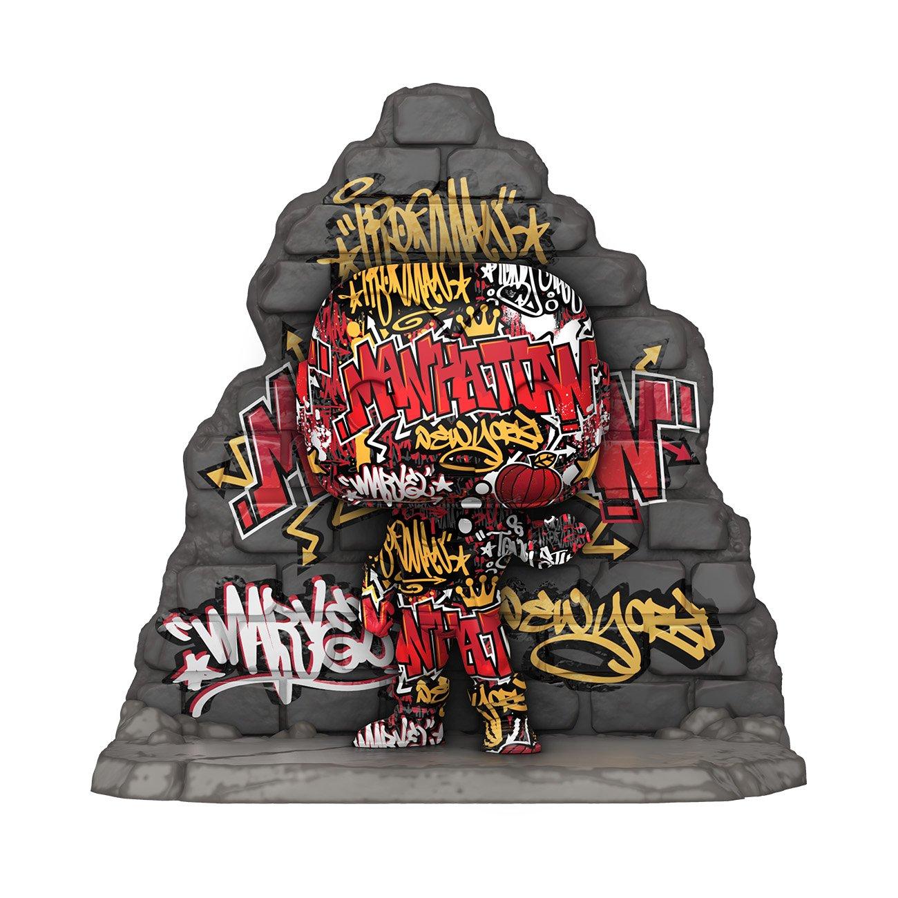 street art iron man funko