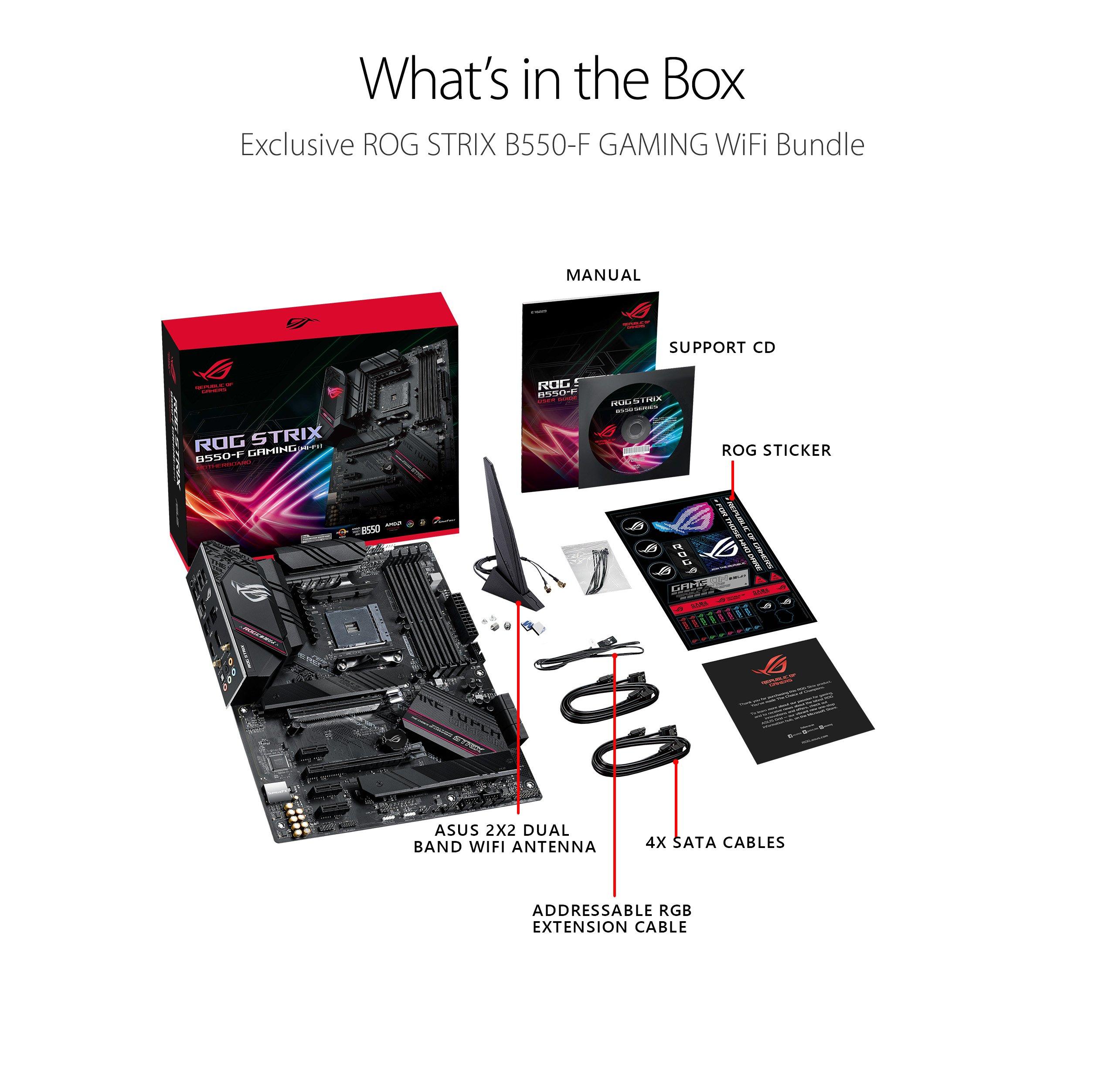 ASUS ROG STRIX B550F GAMING (WIFI) DDR4 Motherboard