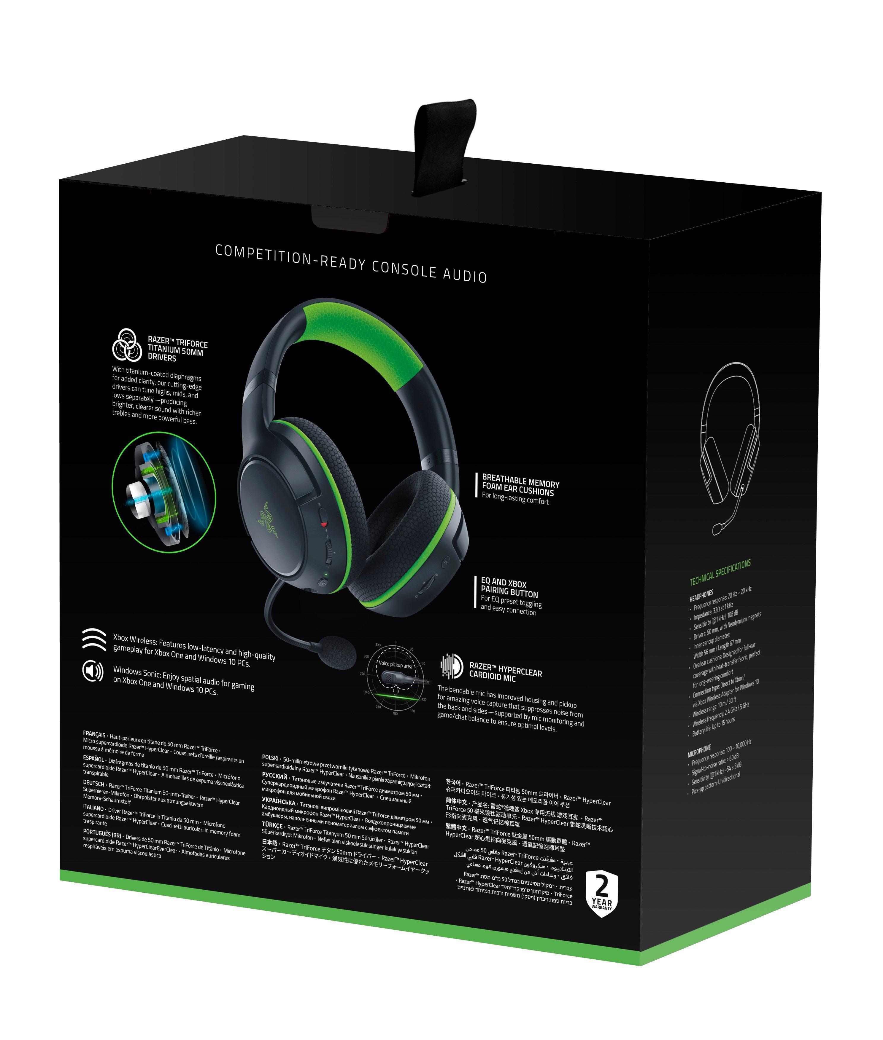 Razer wireless xbox discount headset