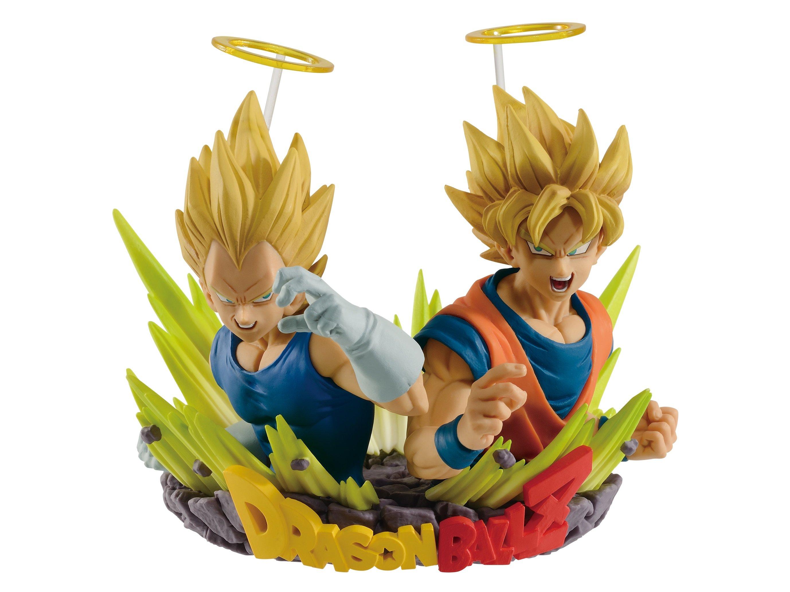 Dragon Ball Z Super Saiyan Goku And Vegeta Diorama Gamestop