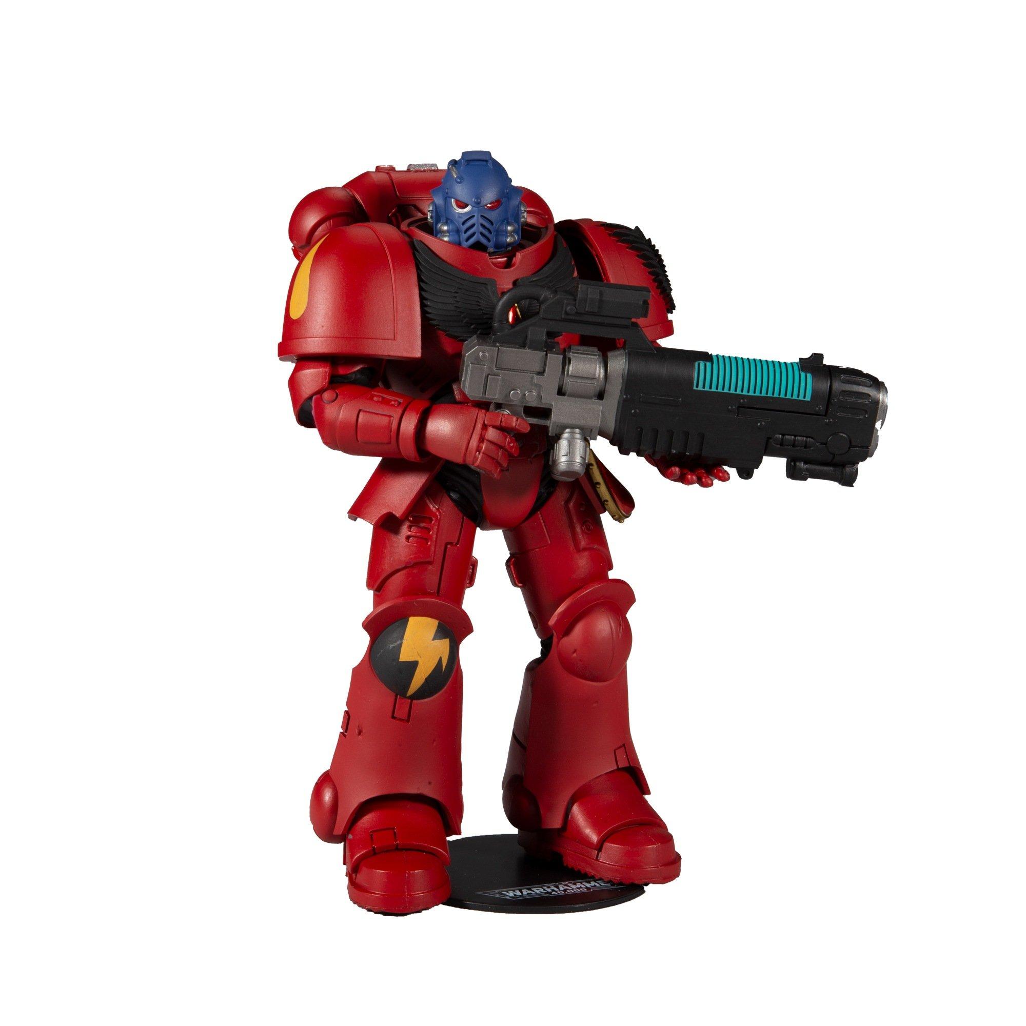 Mcfarlane Toys Warhammer 40k Space Marine Blood Angel Primaris Hellblaster 7 In Action Figure Gamestop