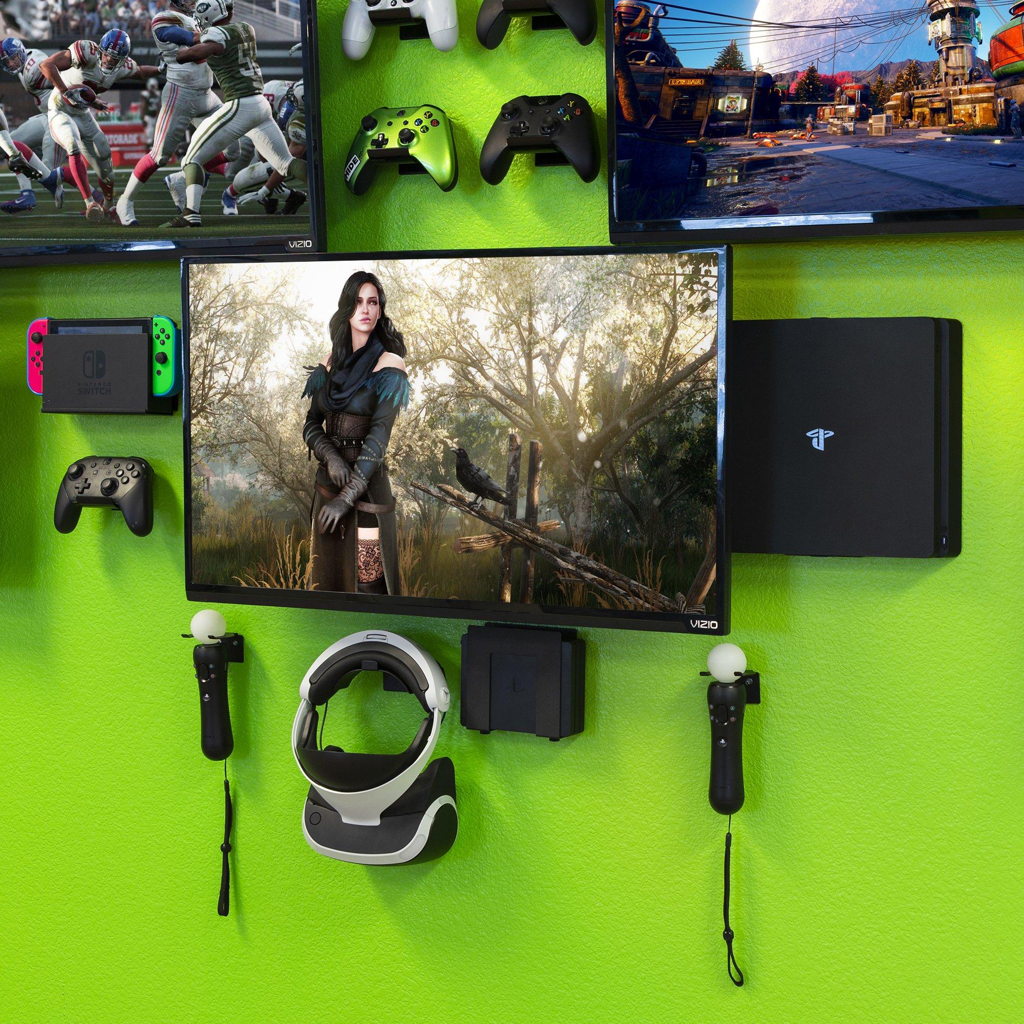 Console and Controller Pro Wall Mount Bundle for PlayStation 4 Slim