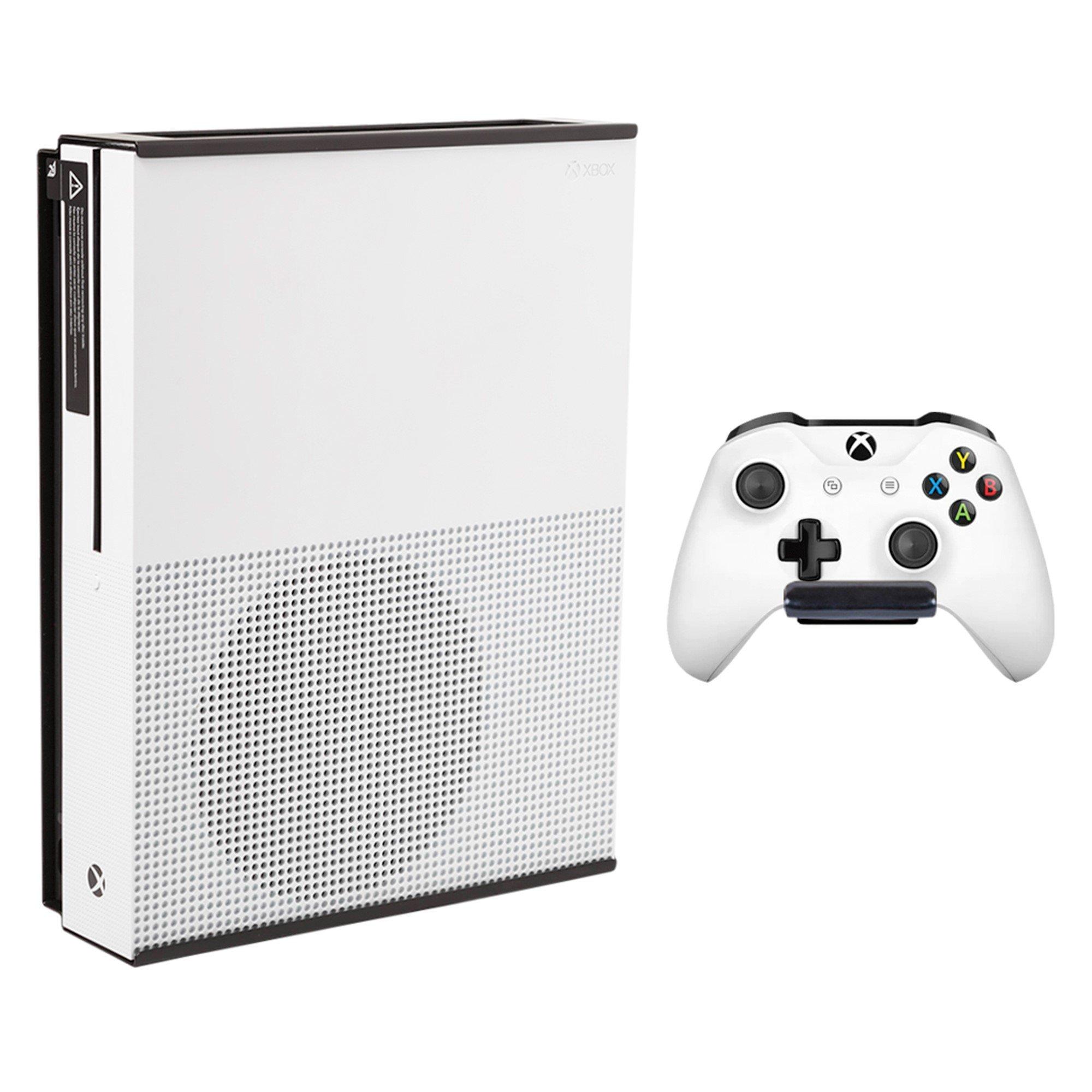 Console and Controller Pro Wall Mount Bundle for Xbox One S