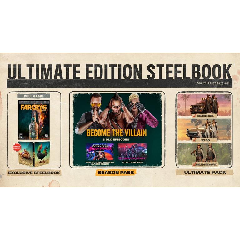 Far Cry 6 Ultimate Steelbook Edition GameStop Exclusive - Xbox Series X, Xbox Series X