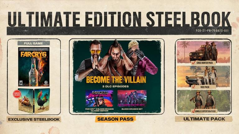 Far Cry 6 Ultimate Steelbook Edition GameStop Exclusive - Xbox Series X