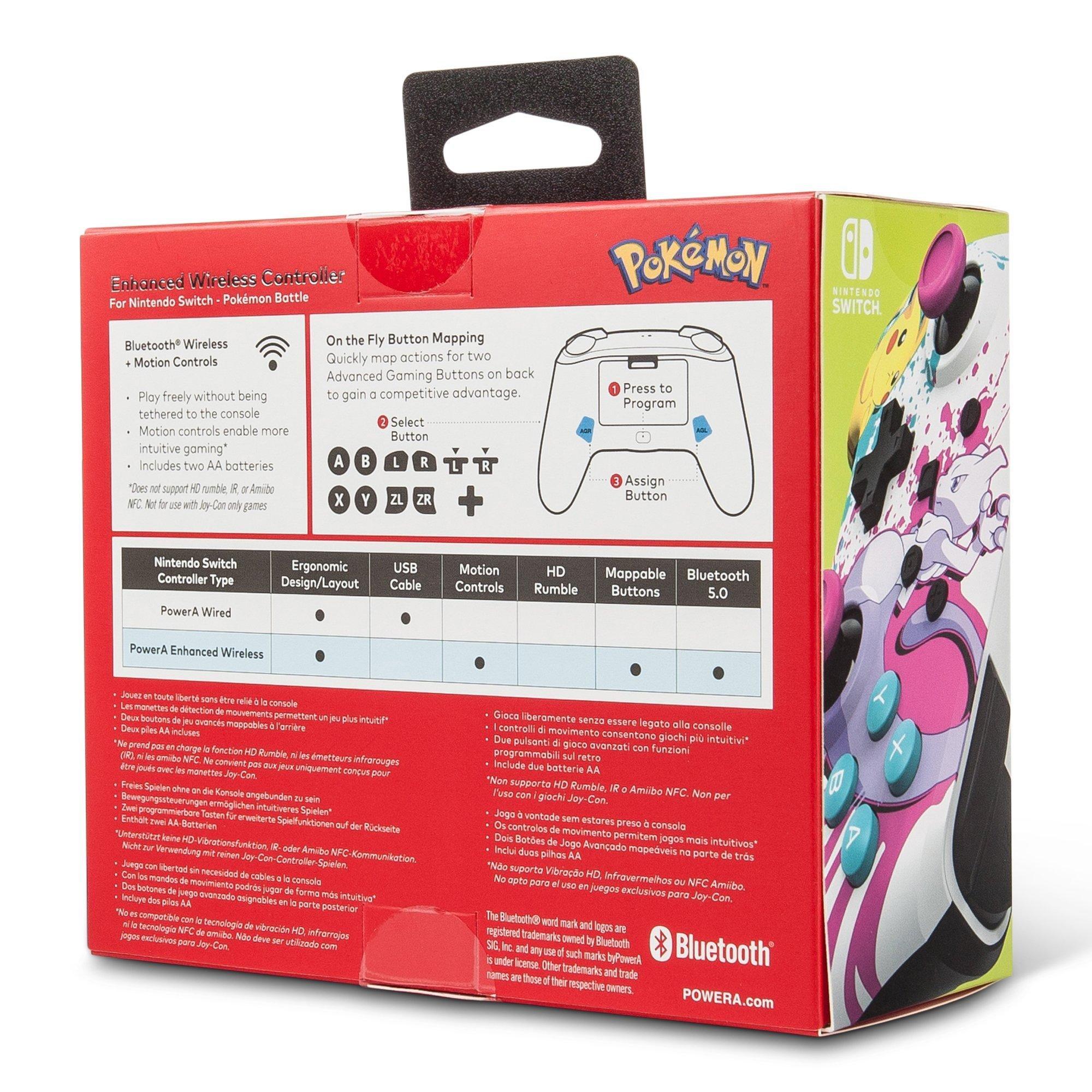 PowerA Enhanced Wireless Controller for Nintendo Switch - Pokémon