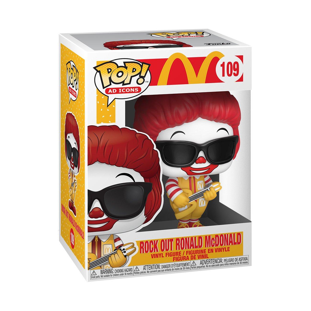 list item 2 of 2 Funko POP! Ad Icons: McDonald's Rock Out Ronald 4.25-in Vinyl Figure