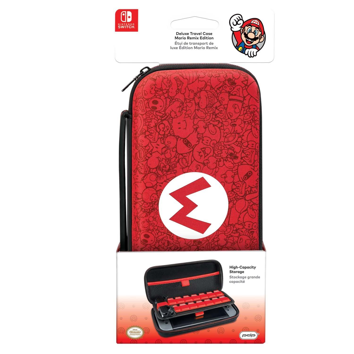 Super Mario Bros Mario Remix Deluxe Travel Case For Nintendo Switch Nintendo Switch Gamestop