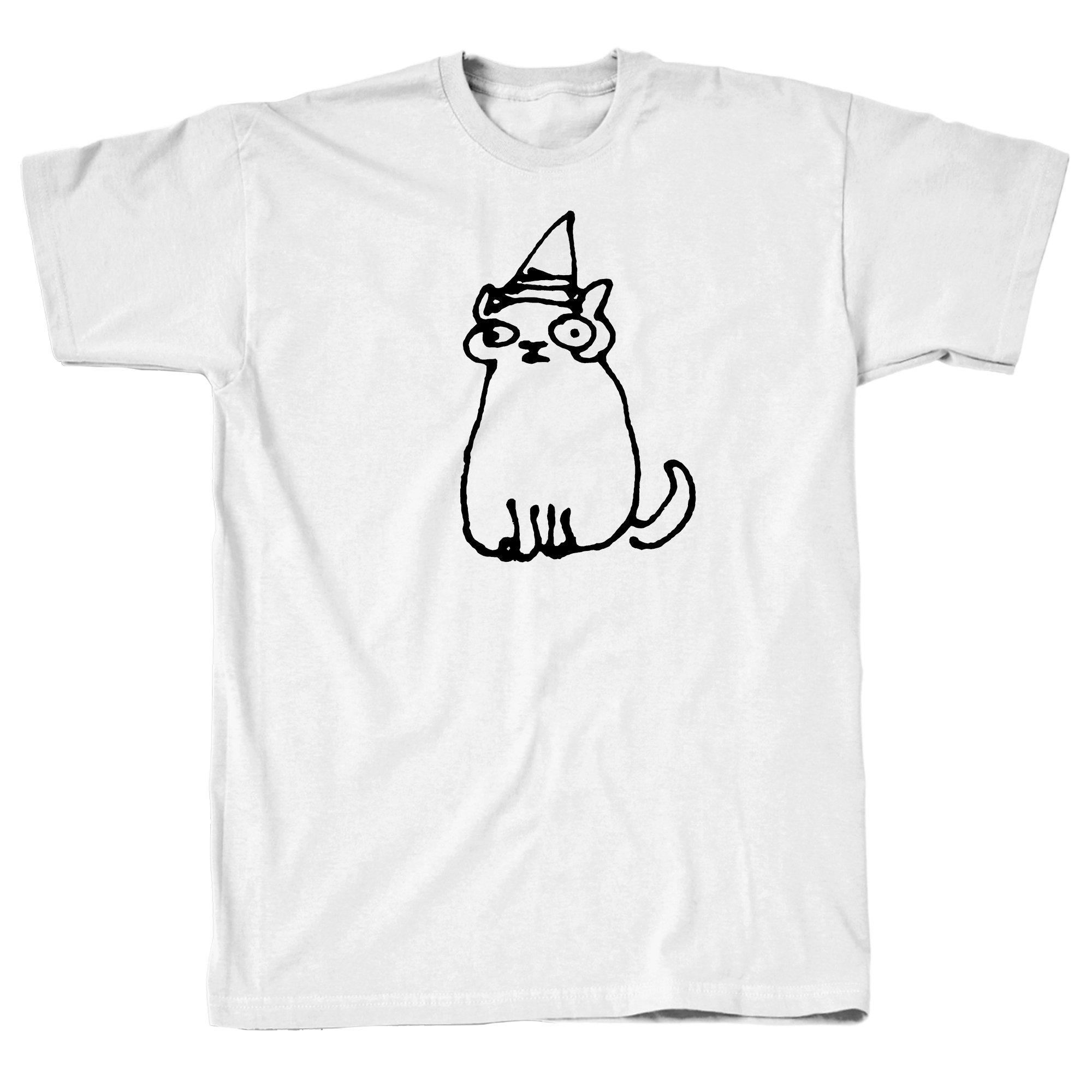 cat wizard t shirt