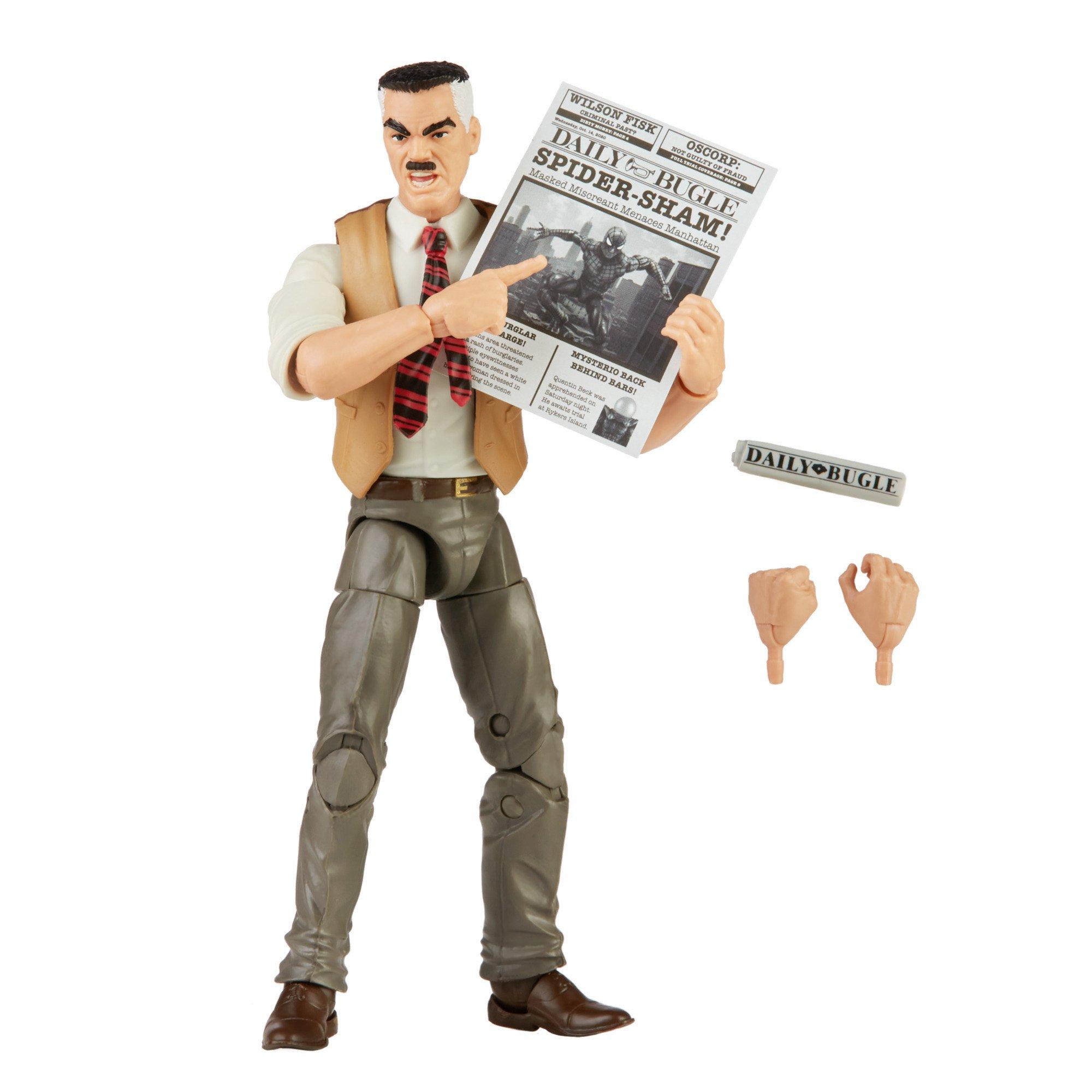 Marvel Legends Series Spider Man J Jonah Jameson Vintage Collection Action Figure Gamestop