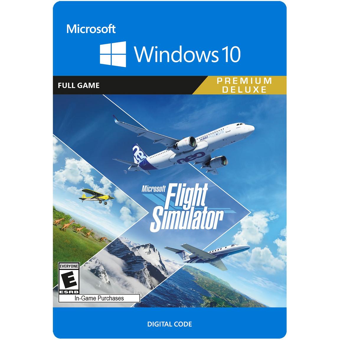 Microsoft Flight Simulator Premium Deluxe Edition - Windows 10 -  2WU-00032