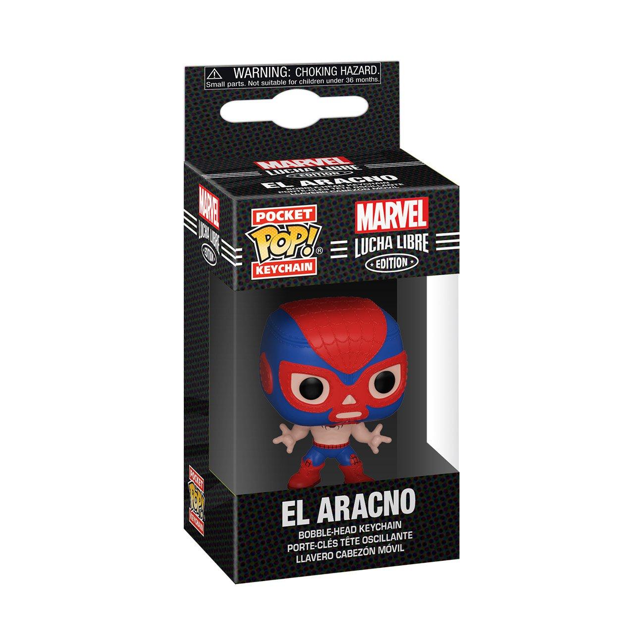list item 2 of 2 Funko Pocket POP! Keychain: Marvel Lucha Libre Spider-Man