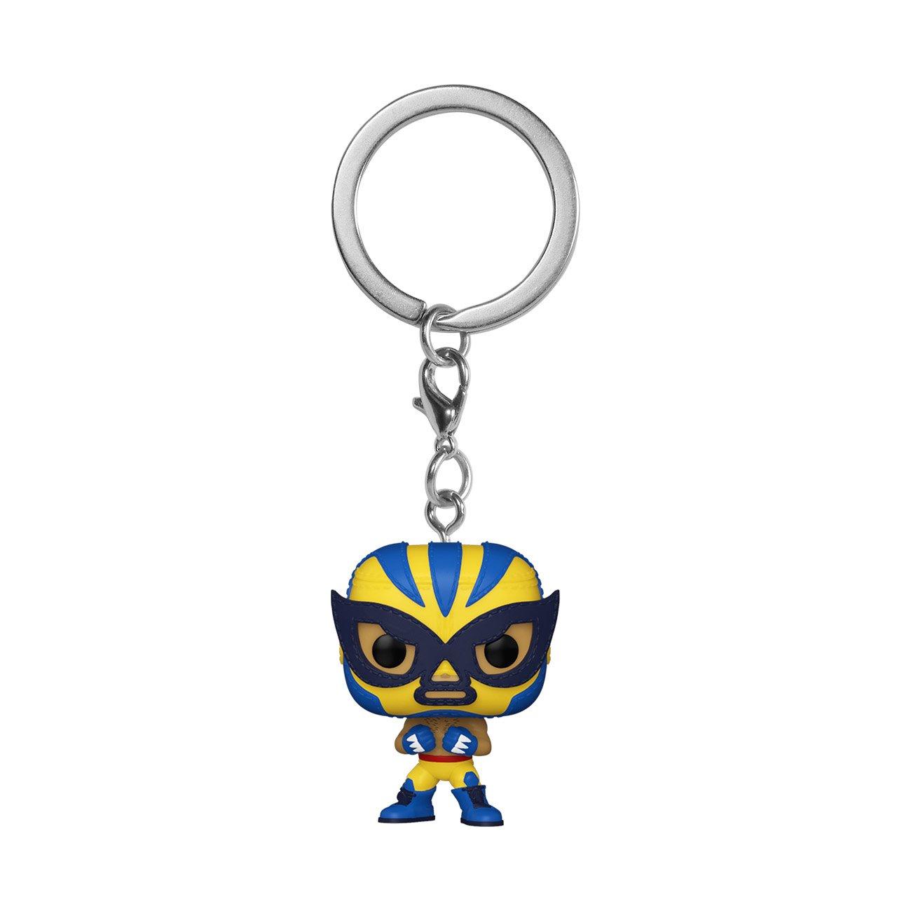 list item 1 of 2 Funko Pocket POP! Keychain: Marvel Lucha Libre Wolverine