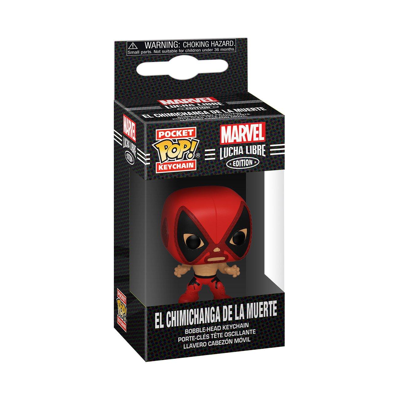 list item 2 of 2 Funko Pocket POP! Keychain: Marvel Lucha Libre Deadpool